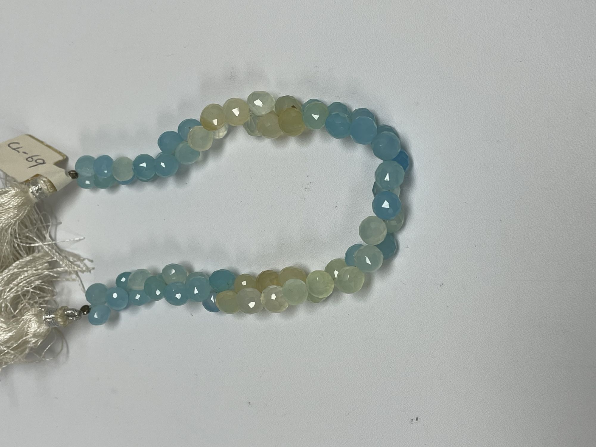 Multi Stone Chalcedony Onion Faceted