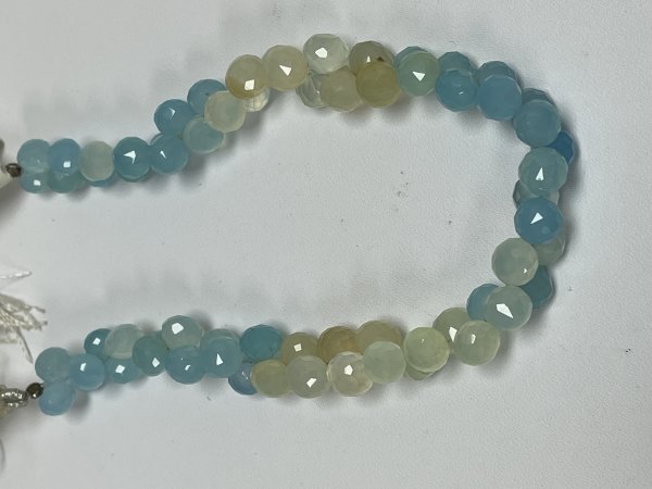 Multi Stone Chalcedony Onion Faceted