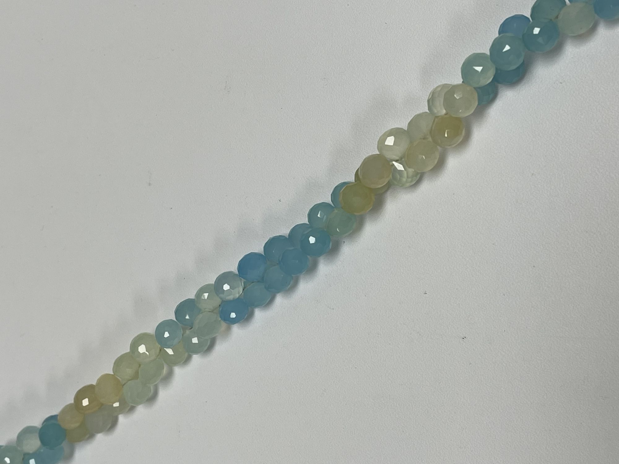Multi Stone Chalcedony Onion Faceted