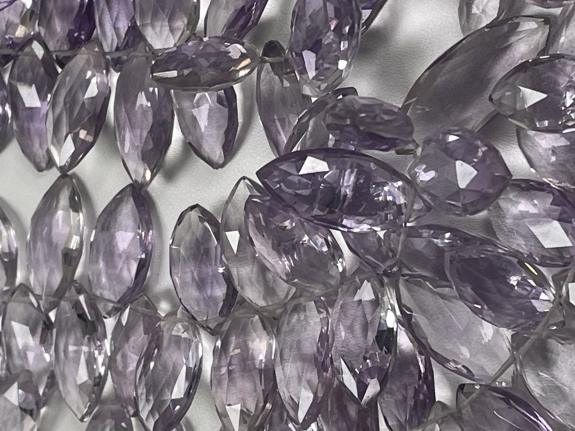 Pink Amethyst Marquise Faceted