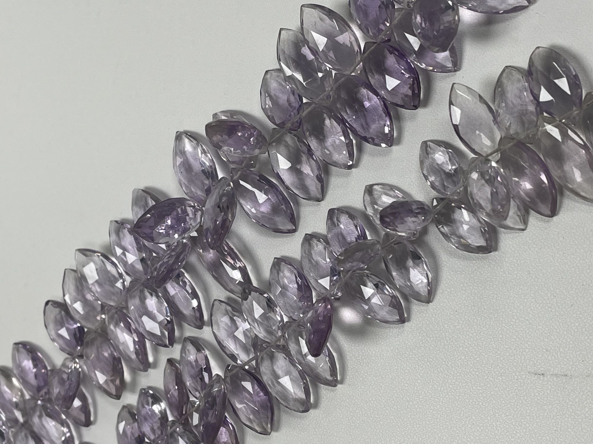 Pink Amethyst Marquise Faceted