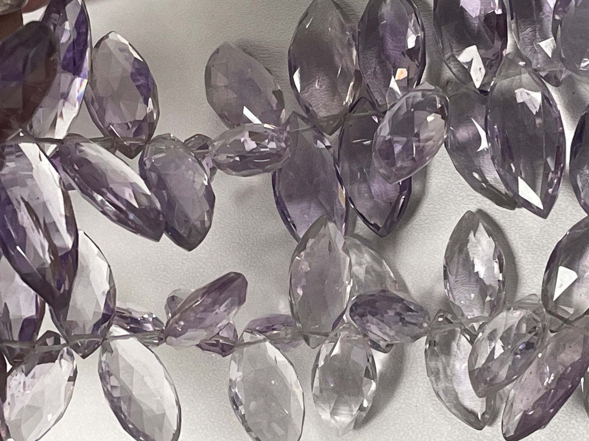 Pink Amethyst Marquise Faceted