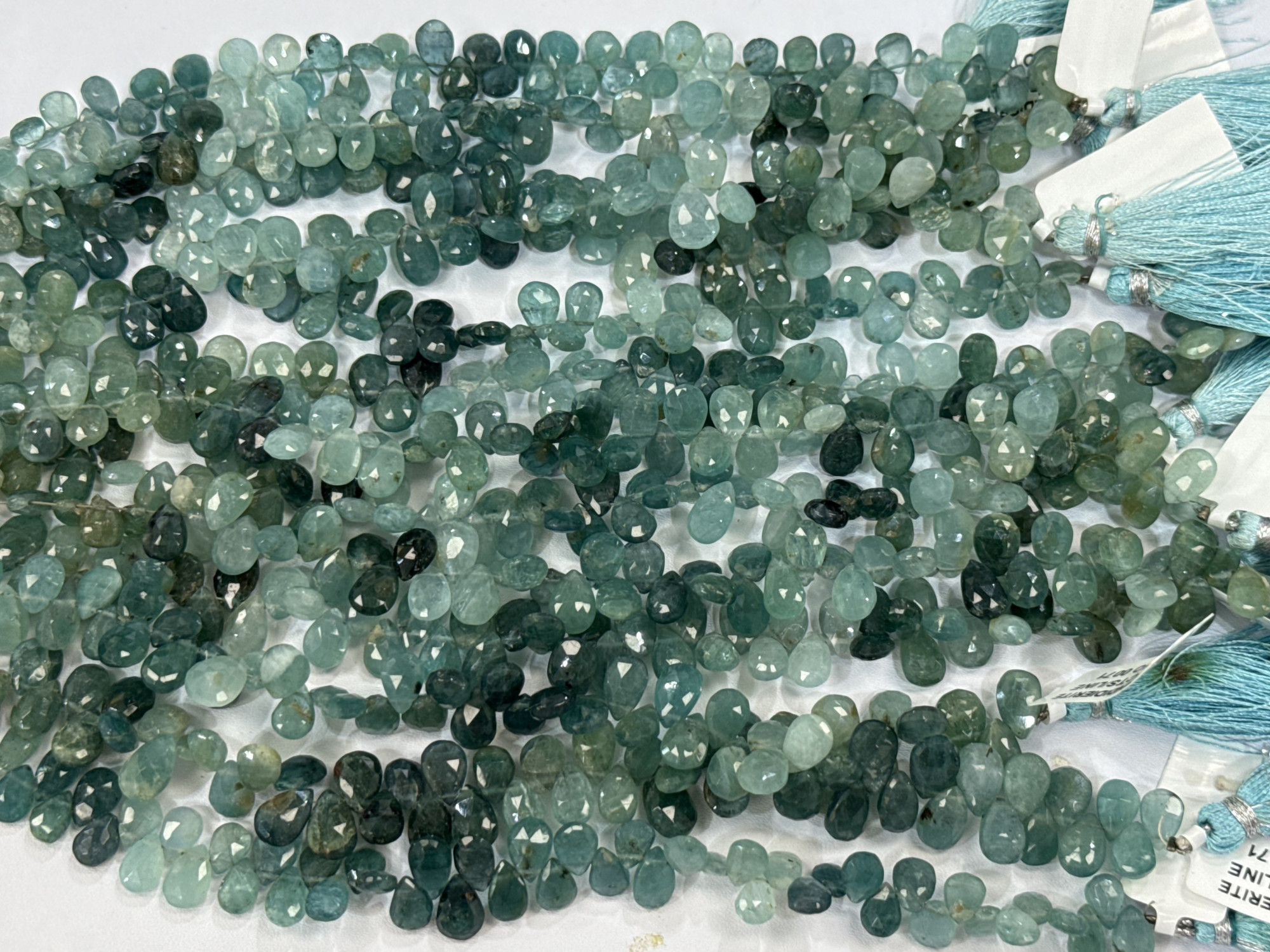 Grandidierite Pears Faceted