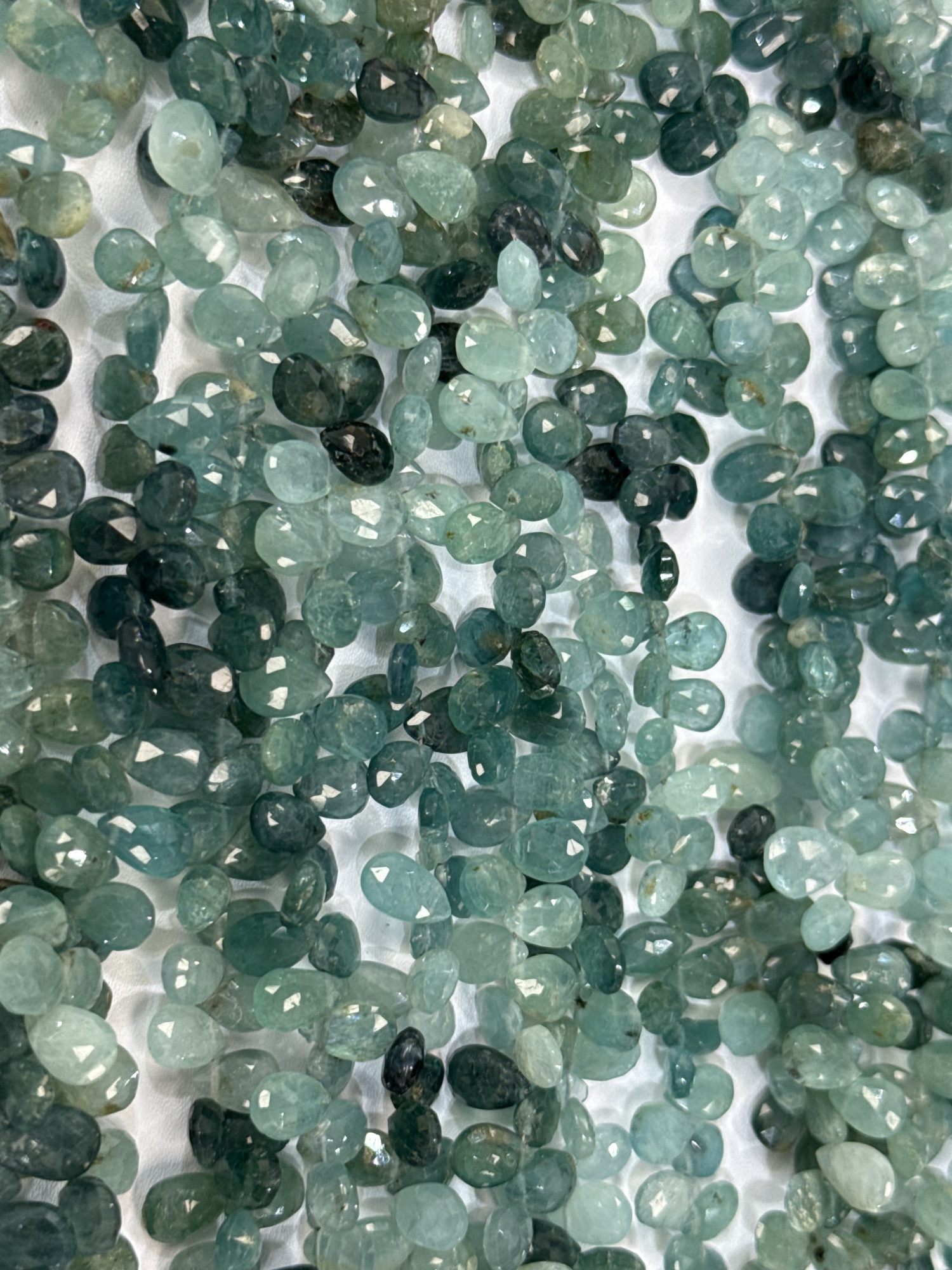 Grandidierite Pears Faceted