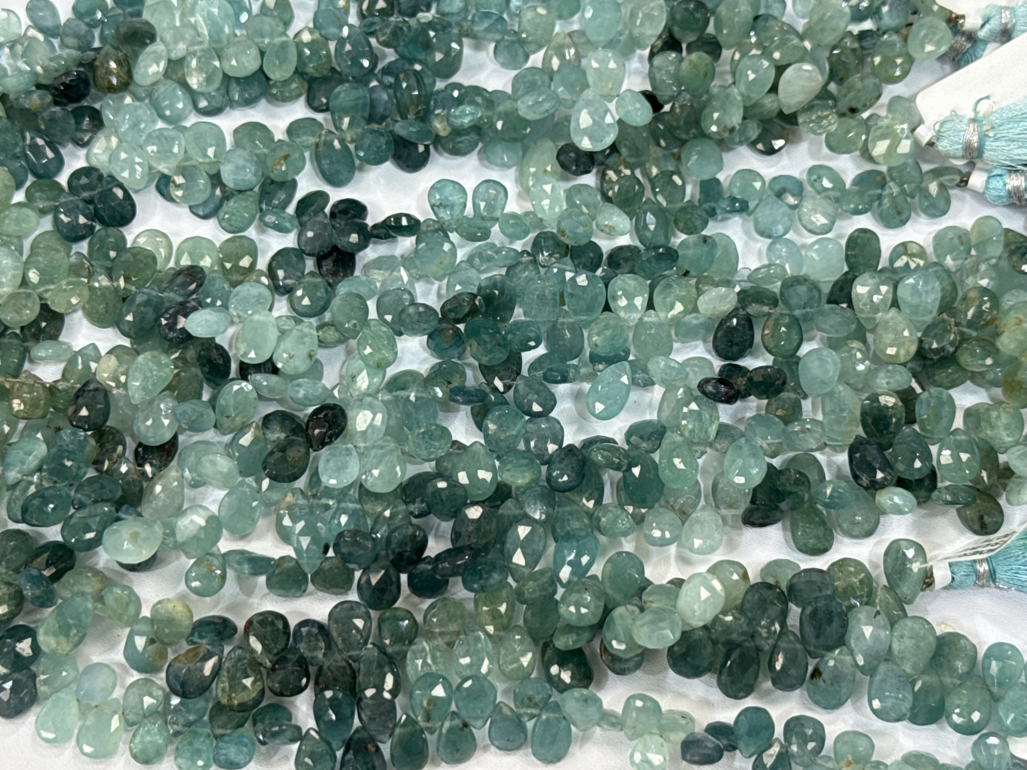 Grandidierite Pears Faceted