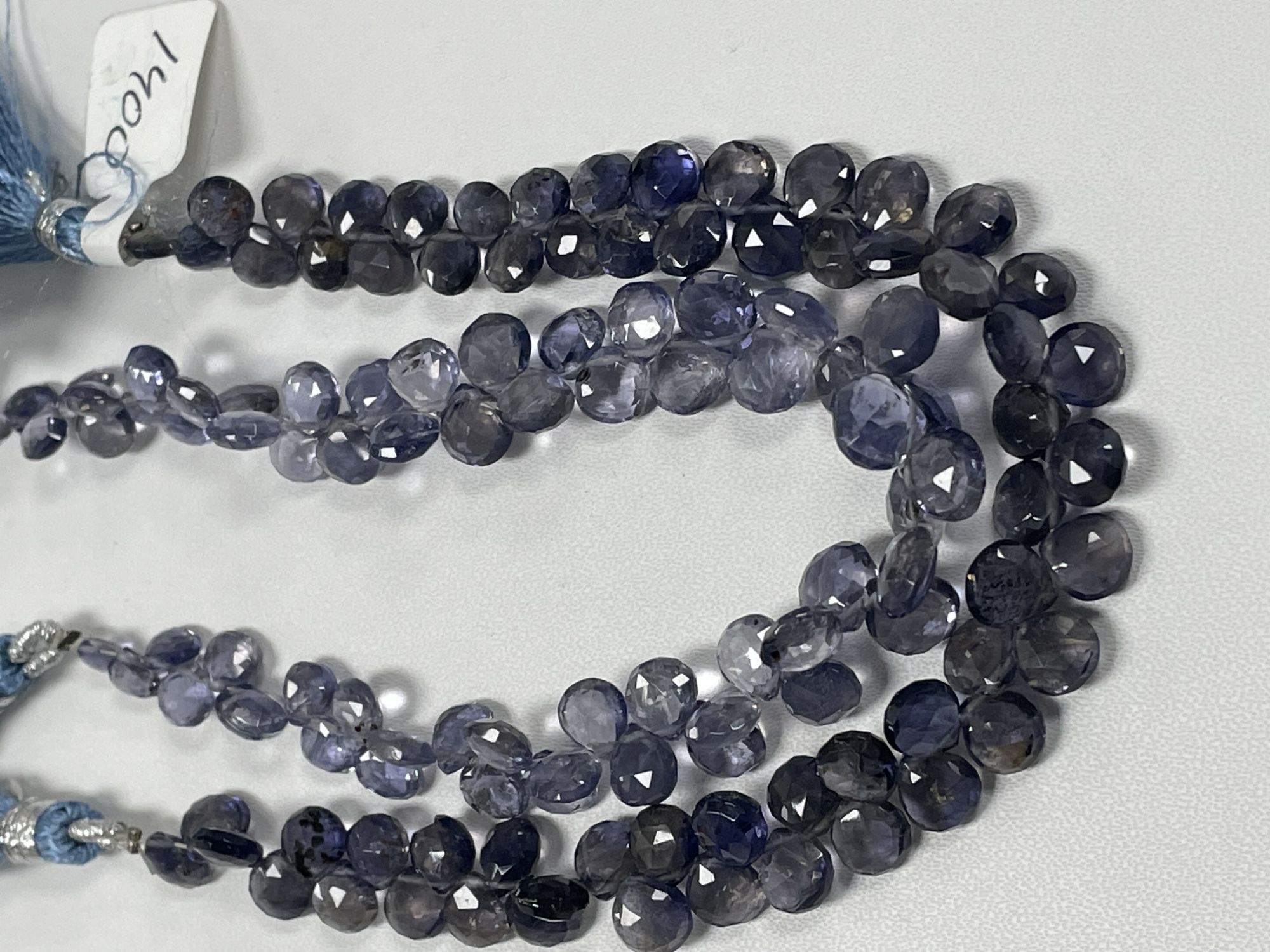Iolite Heart Faceted