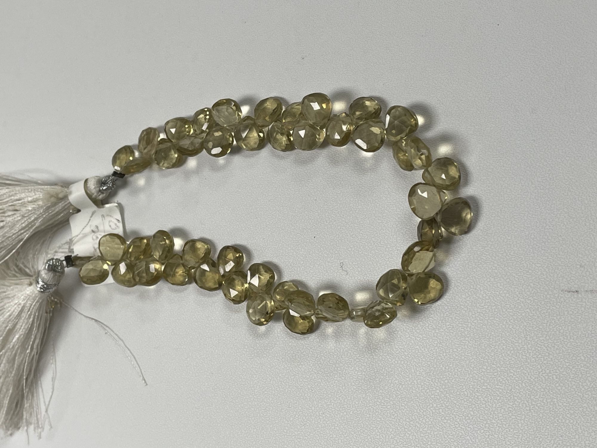 Champagne Quartz Heart Faceted