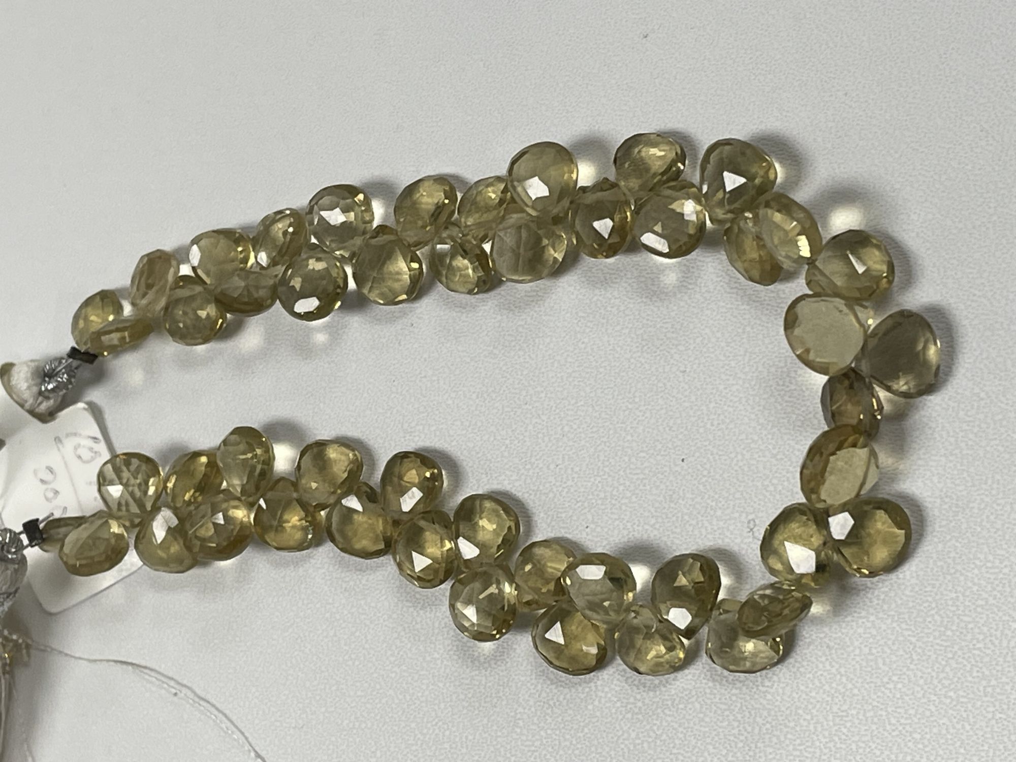 Champagne Quartz Heart Faceted