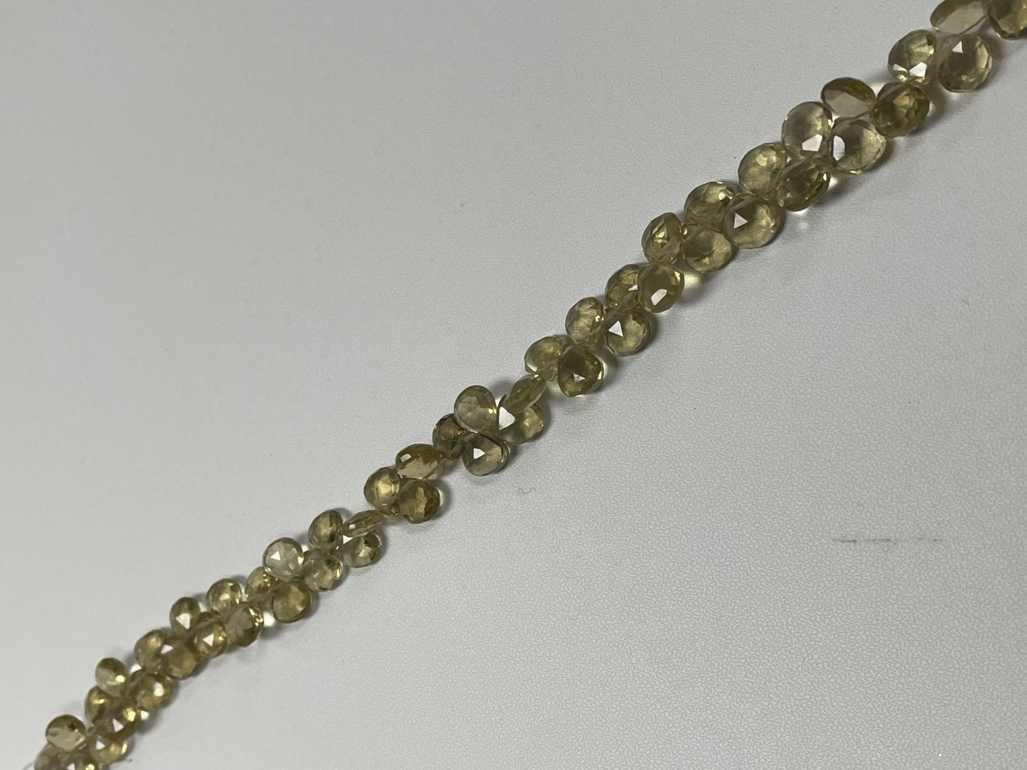 Champagne Quartz Heart Faceted