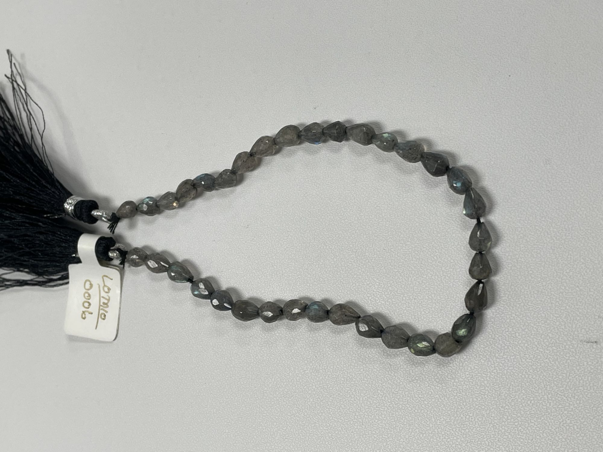 Labradorite Drop Faceted