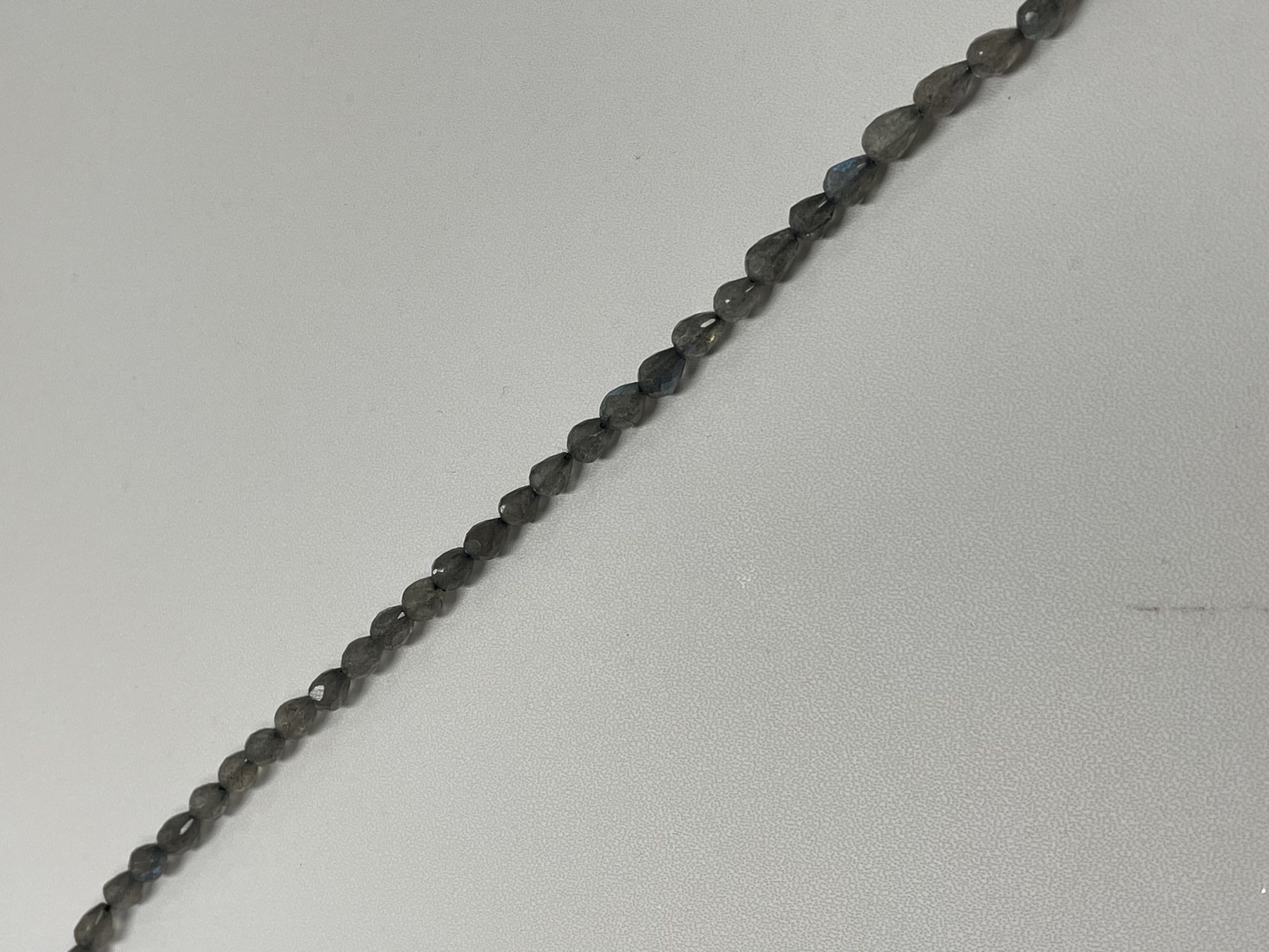 Labradorite Drop Faceted