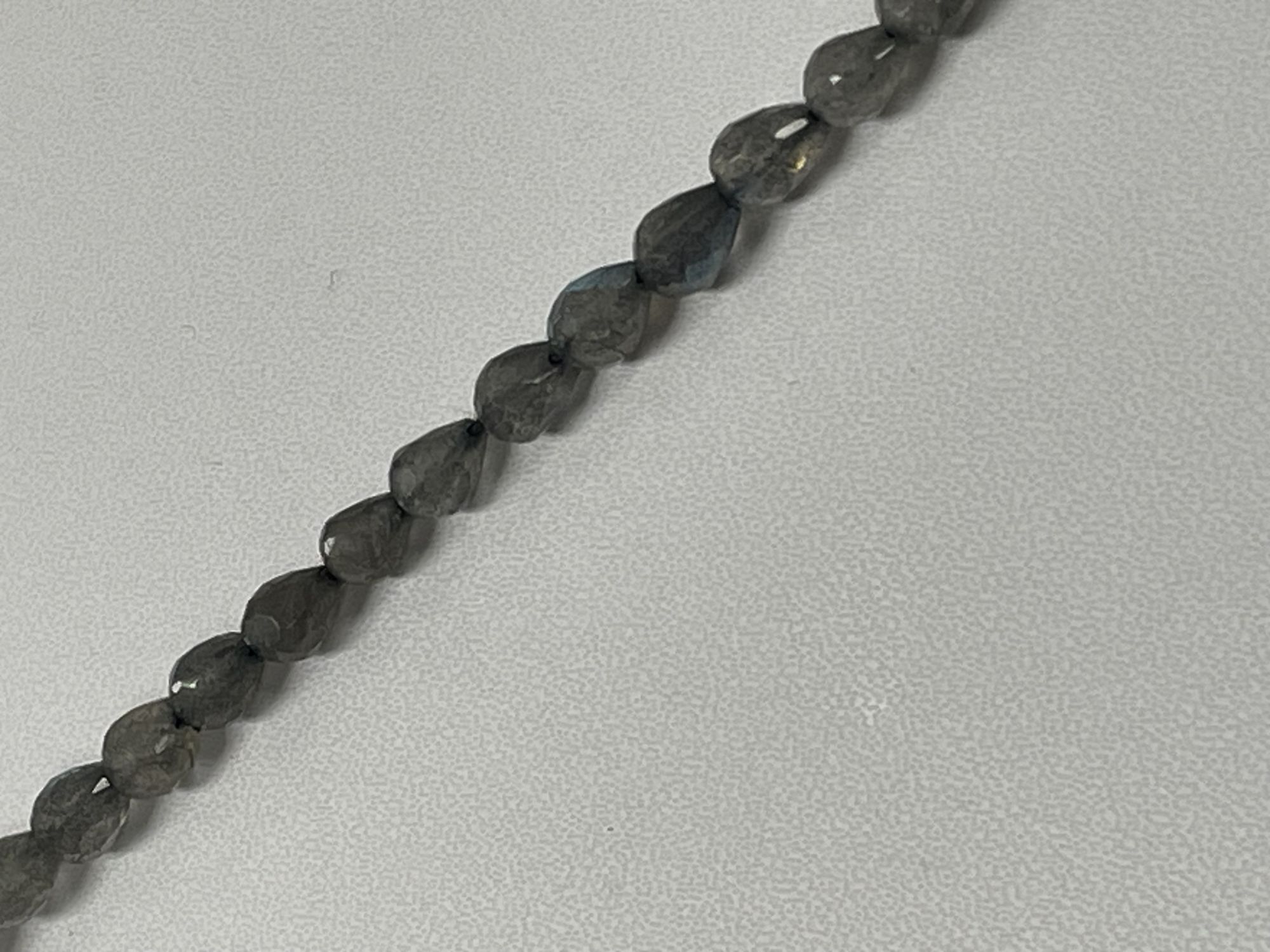 Labradorite Drop Faceted