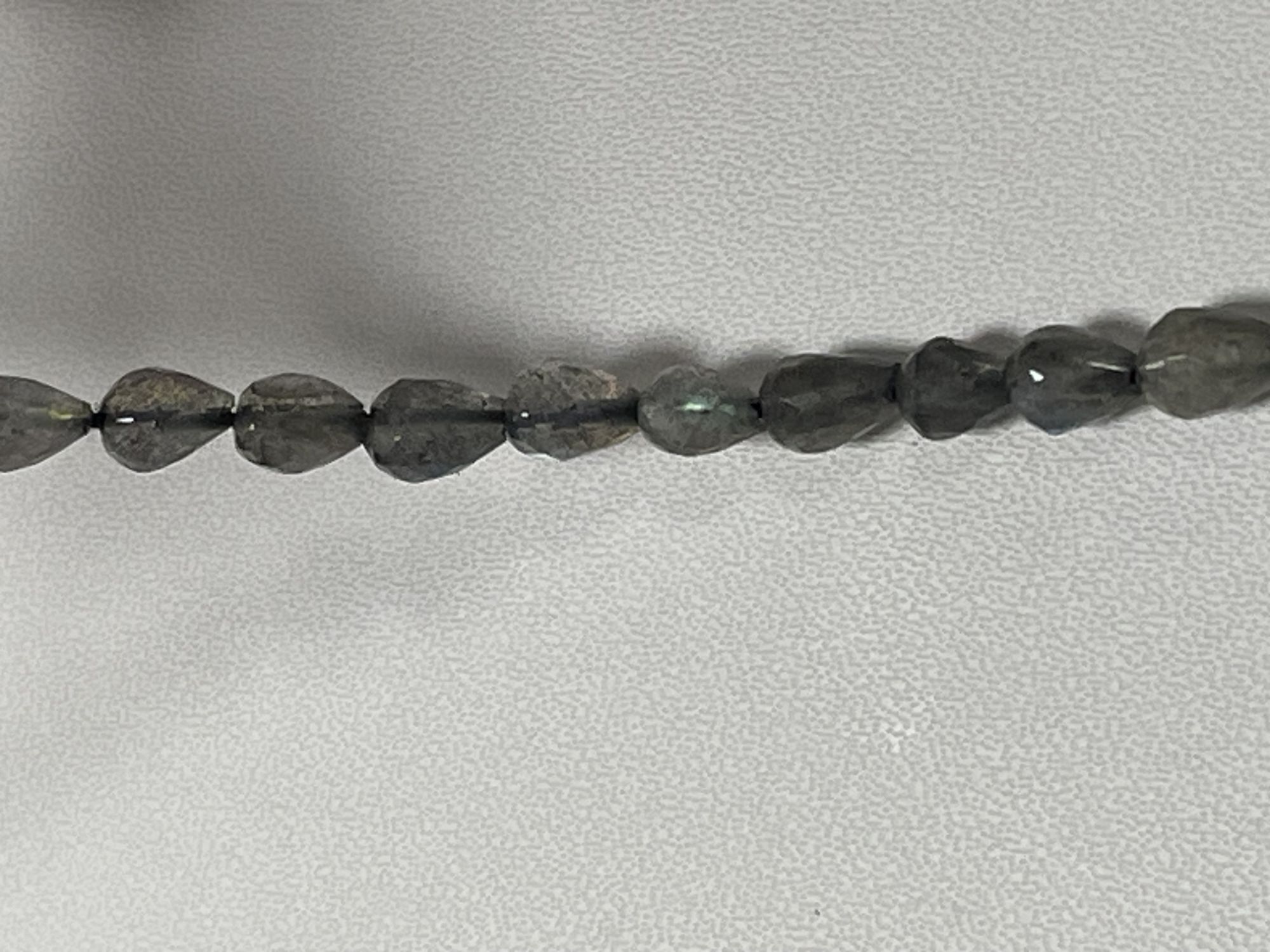 Labradorite Drop Faceted