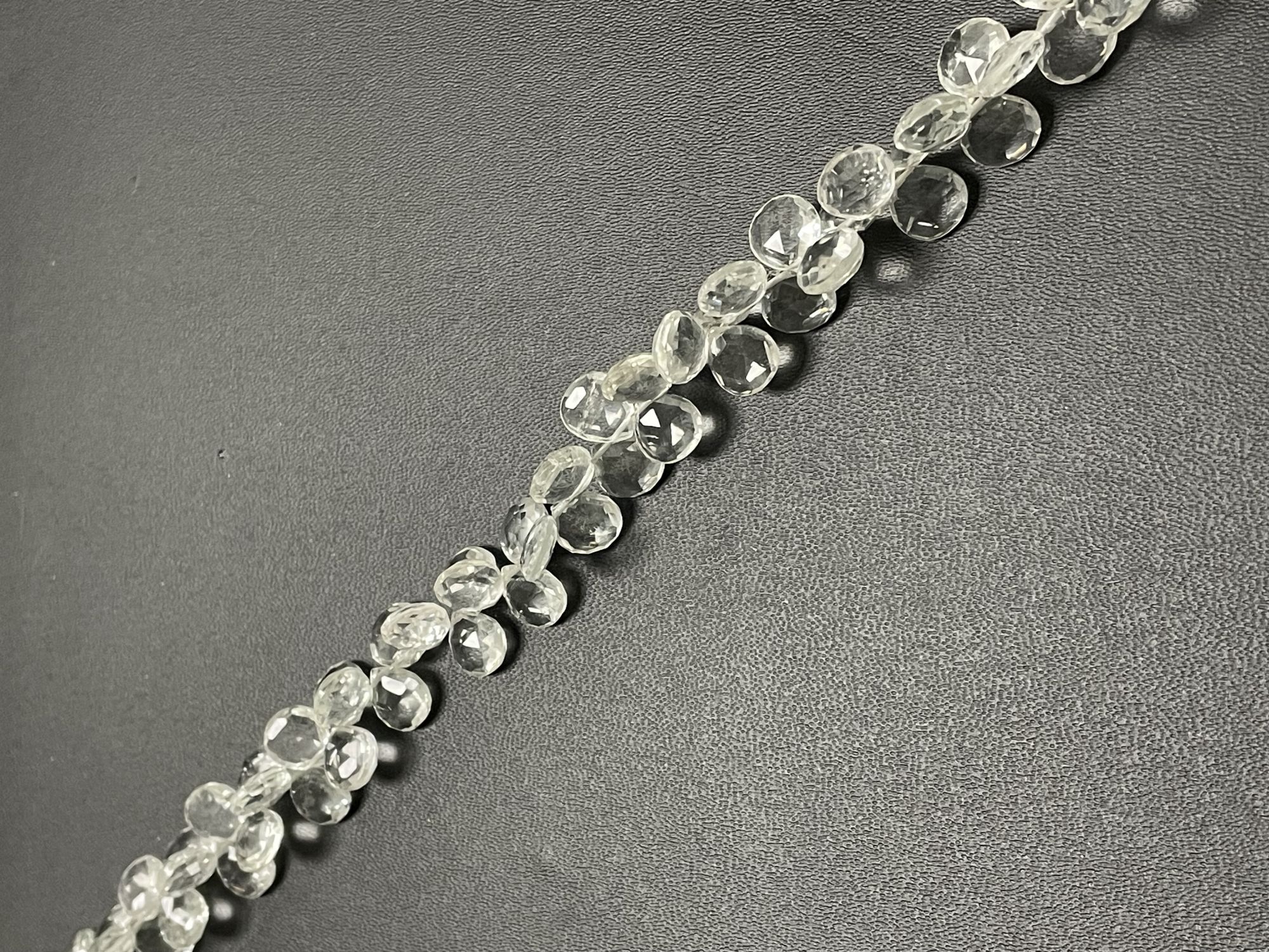 Green Amethyst Heart Faceted