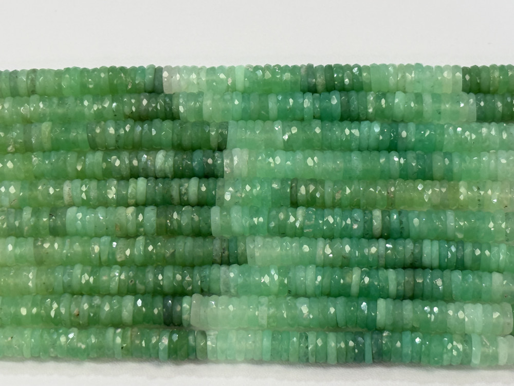 Image of Chrysoprase Tires  Faceted