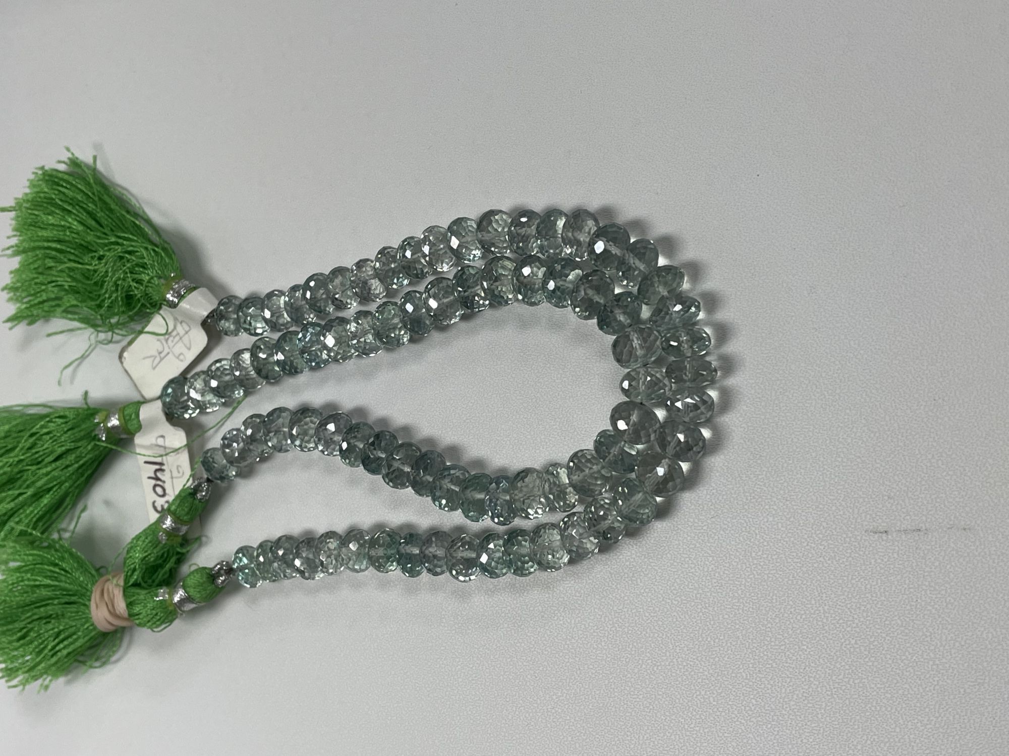 Green Mystic Topaz Rondelle Faceted