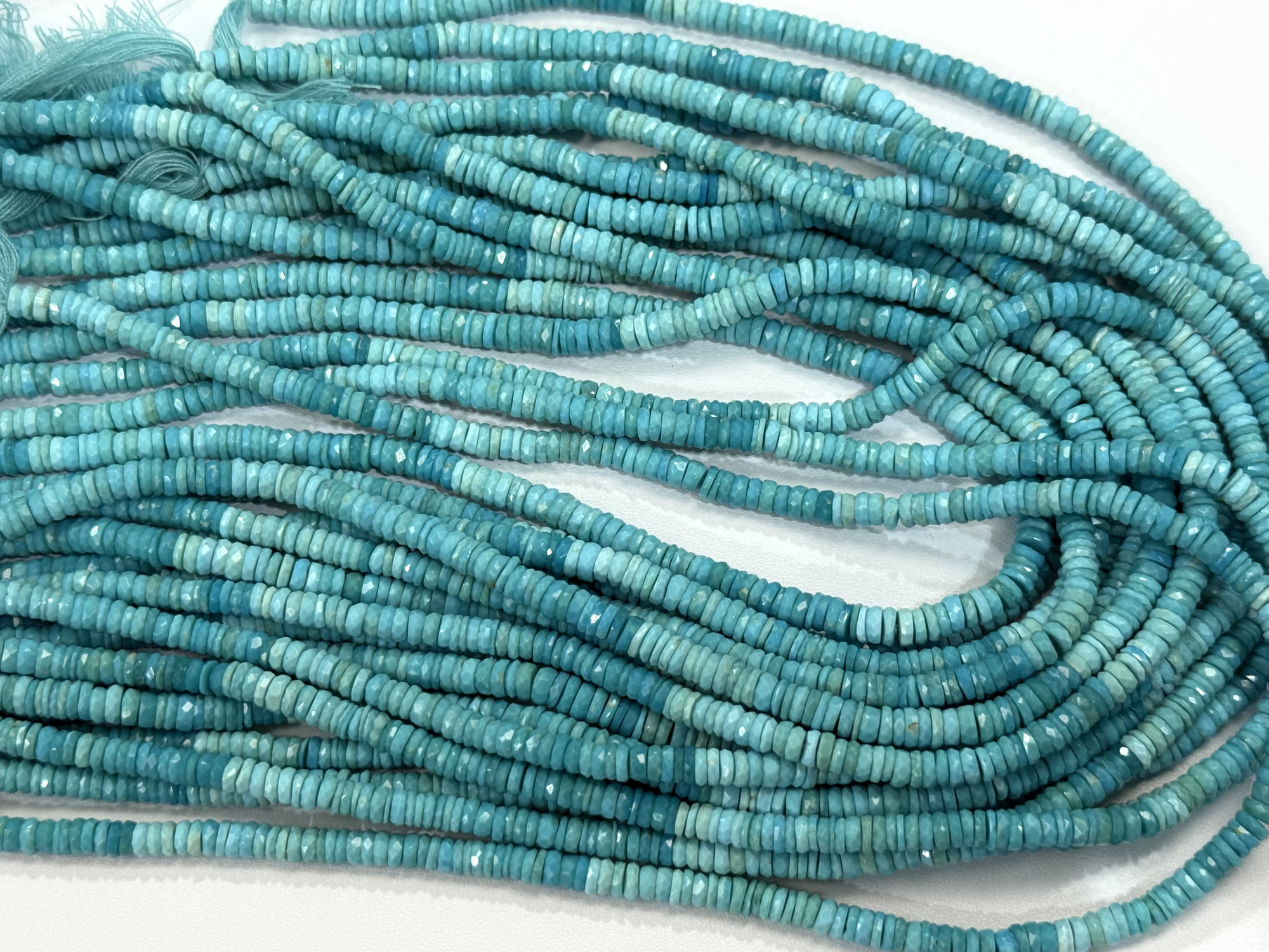 Turquoise Tire Faceted