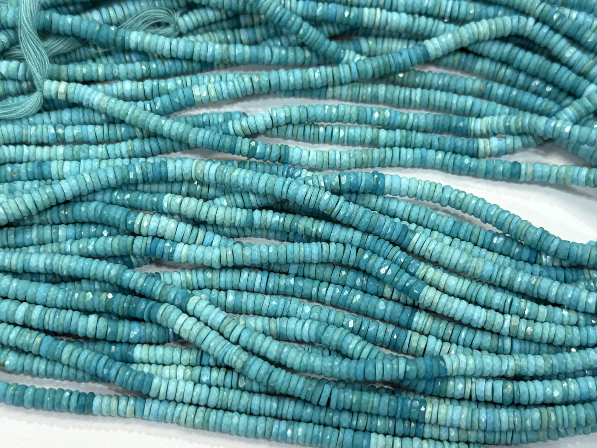 Turquoise Tire Faceted