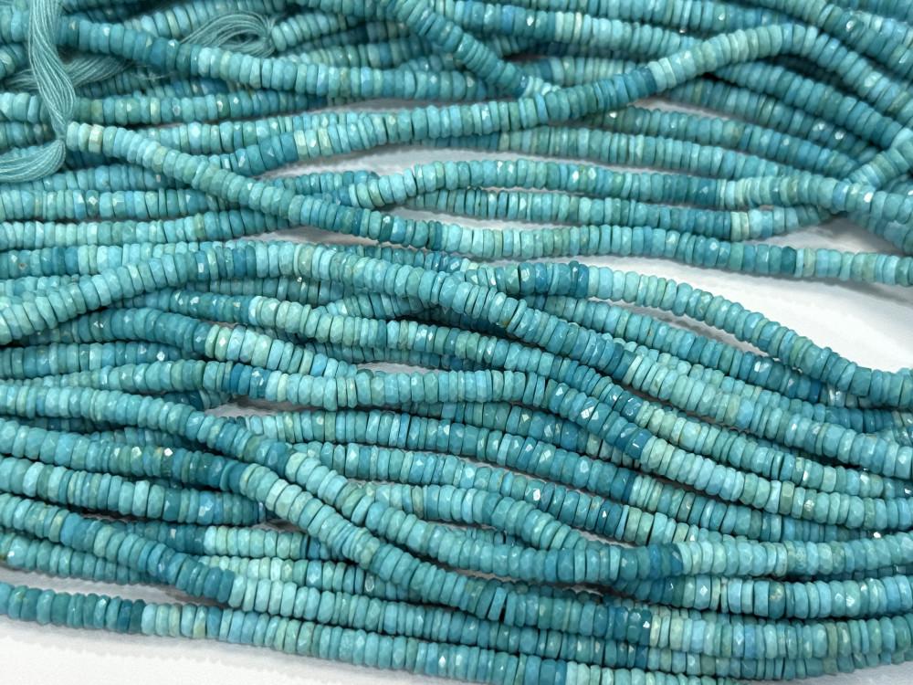 Image of Turquoise Tire Faceted