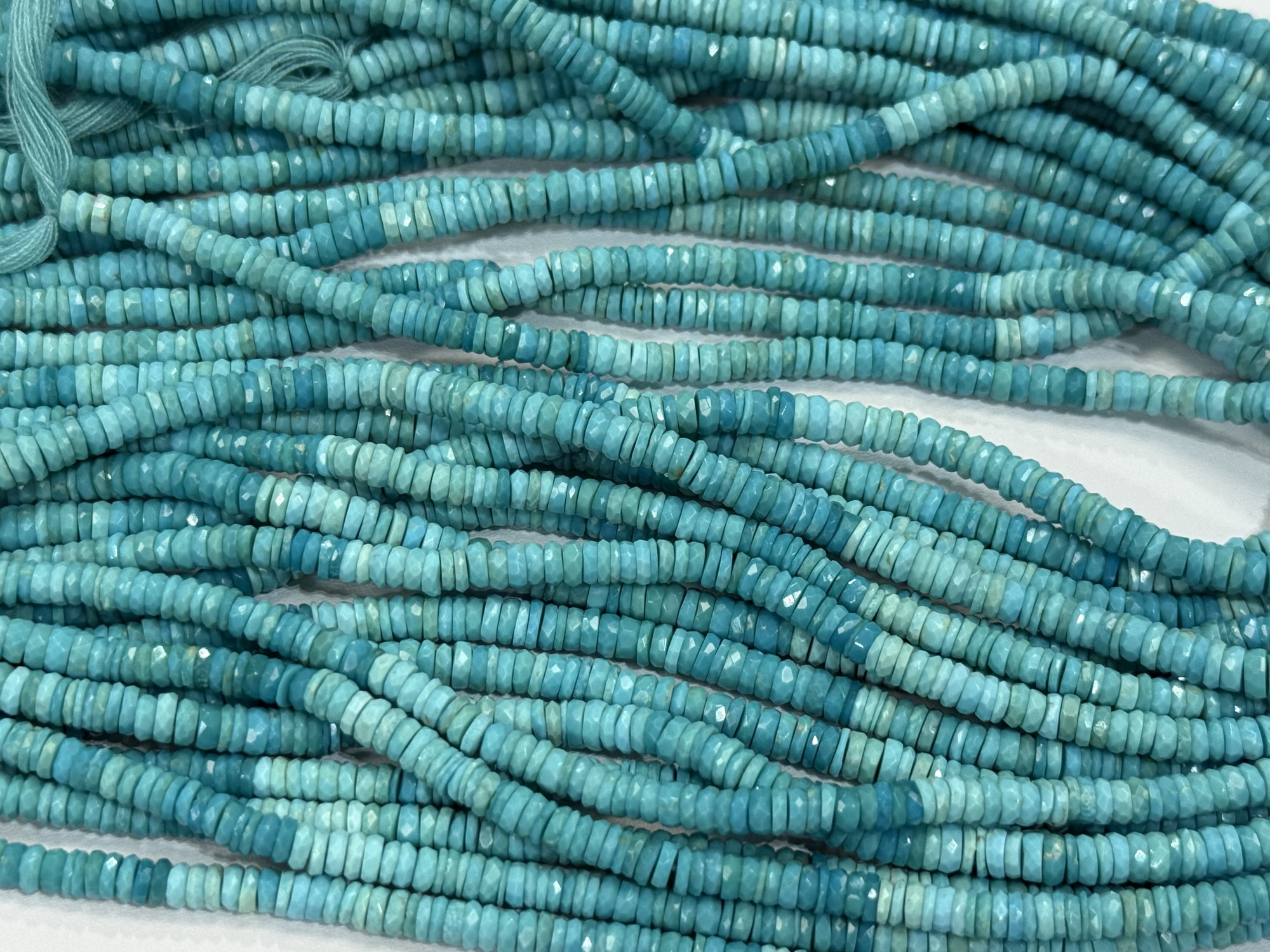 Turquoise Tire Faceted
