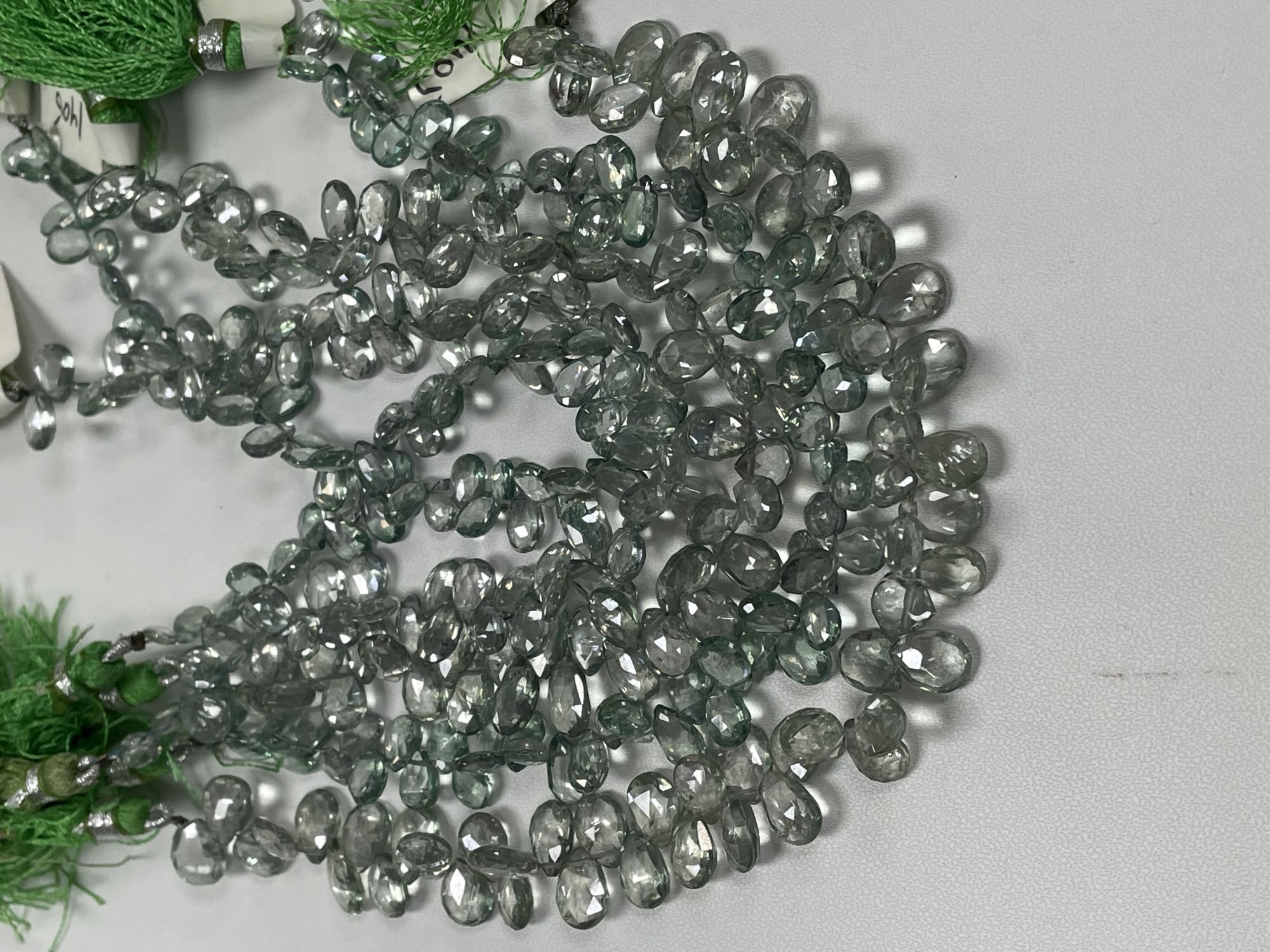 Green Mystic Topaz Pear Faceted