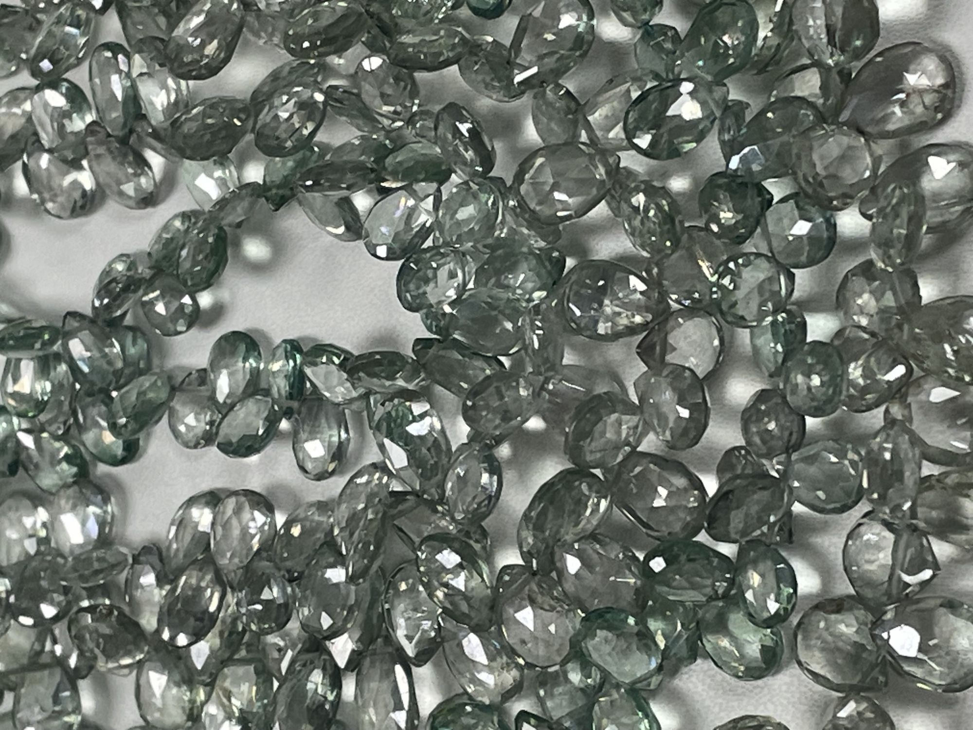 Green Mystic Topaz Pear Faceted