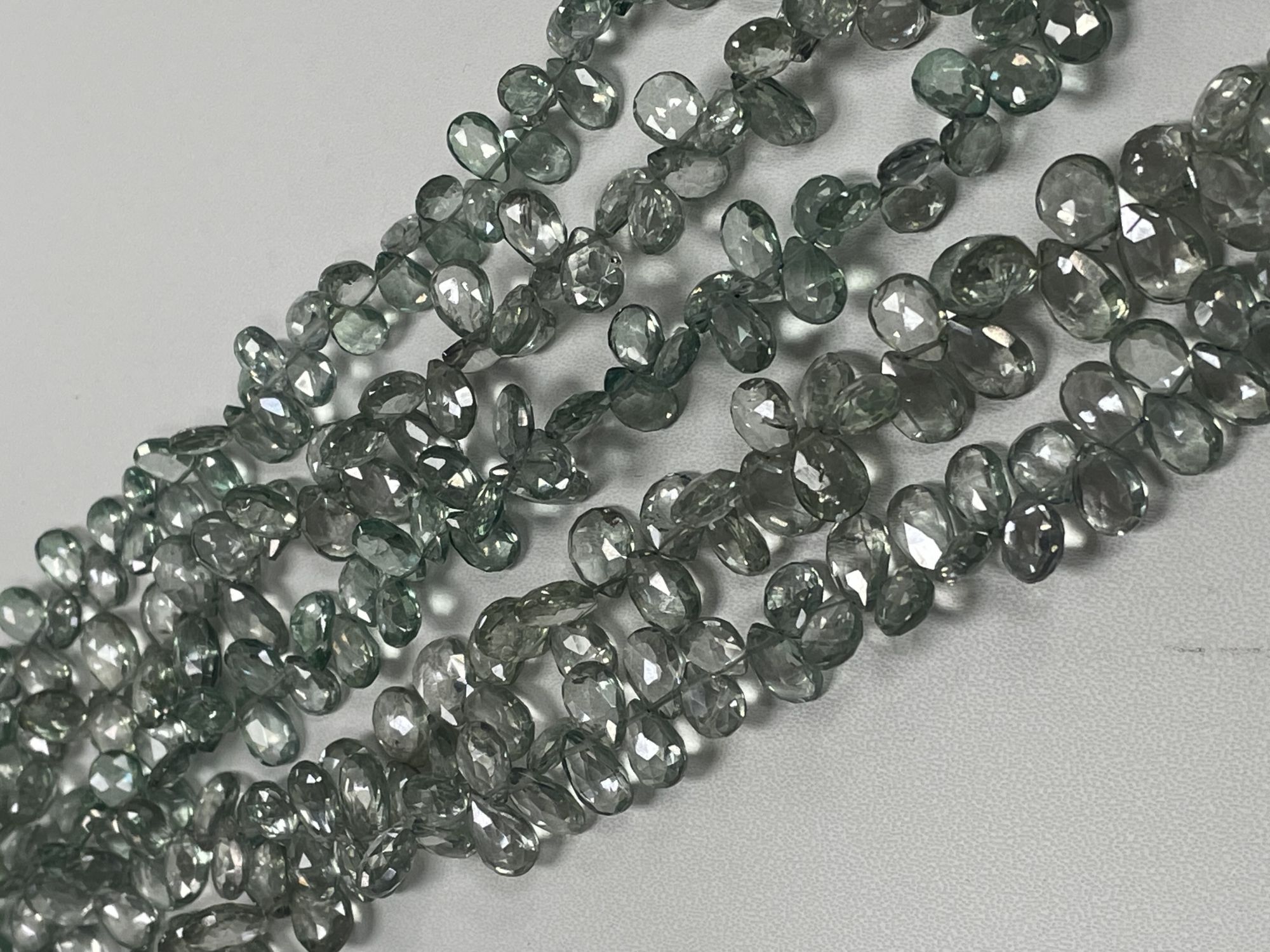 Green Mystic Topaz Pear Faceted