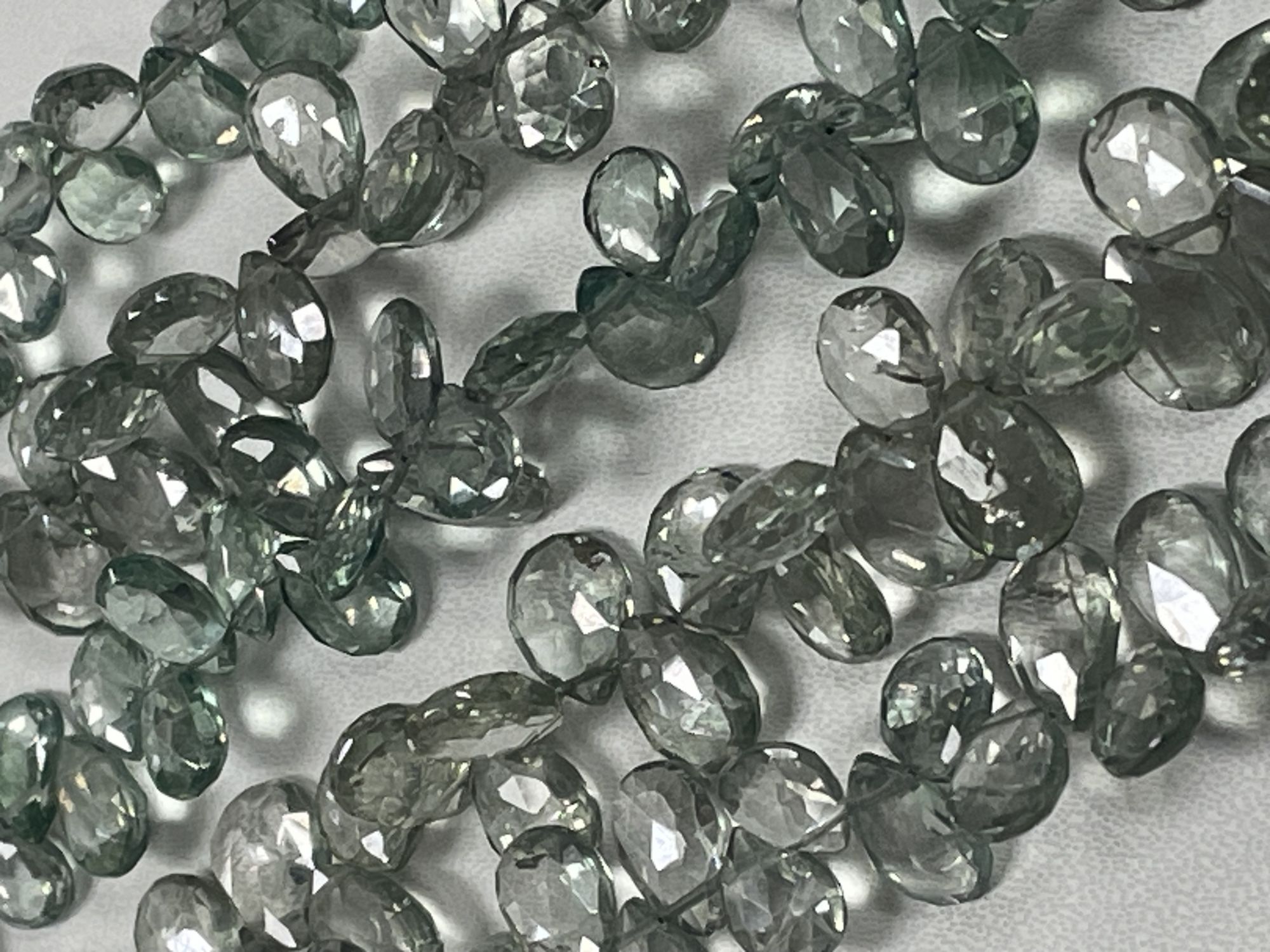 Green Mystic Topaz Pear Faceted