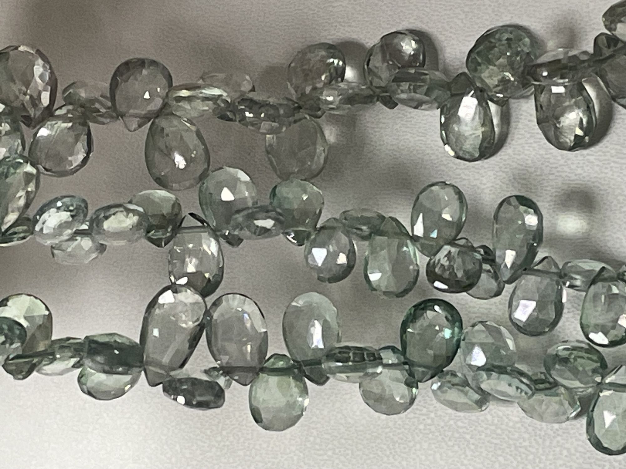 Green Mystic Topaz Pear Faceted