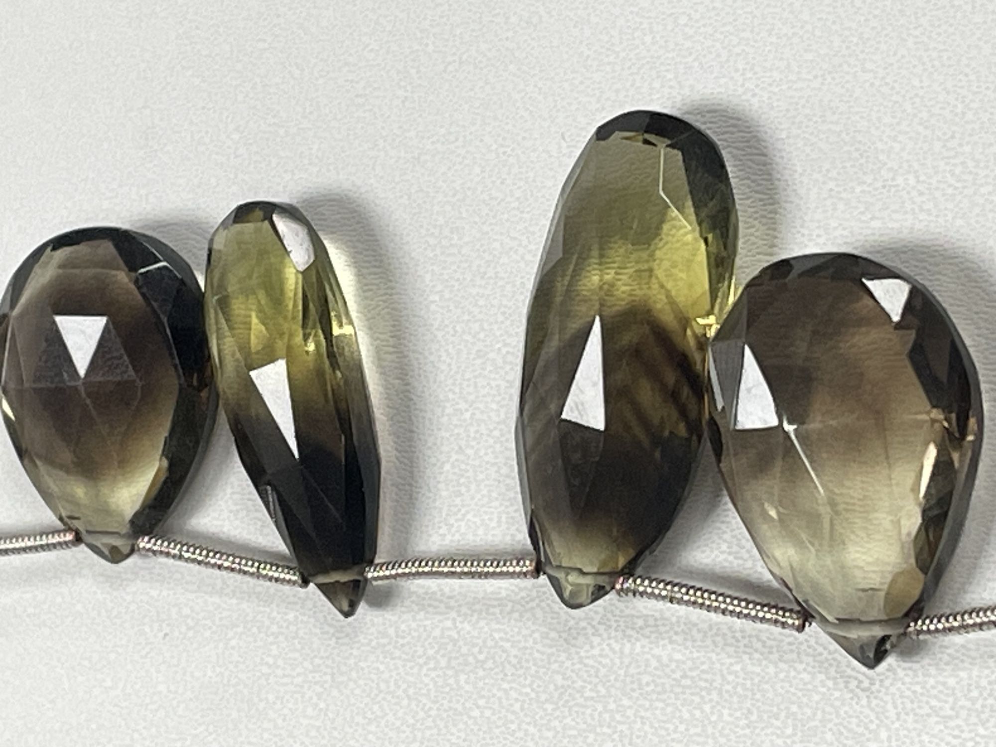Bio Lemon Hydro Quartz Pear Faceted