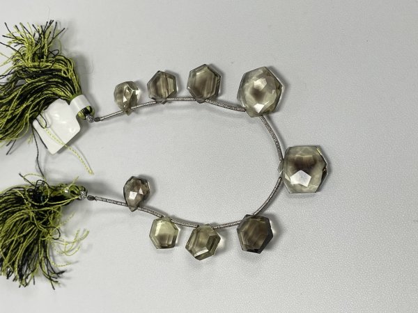 Bio Lemon Hydro Quartz Hexagon Faceted