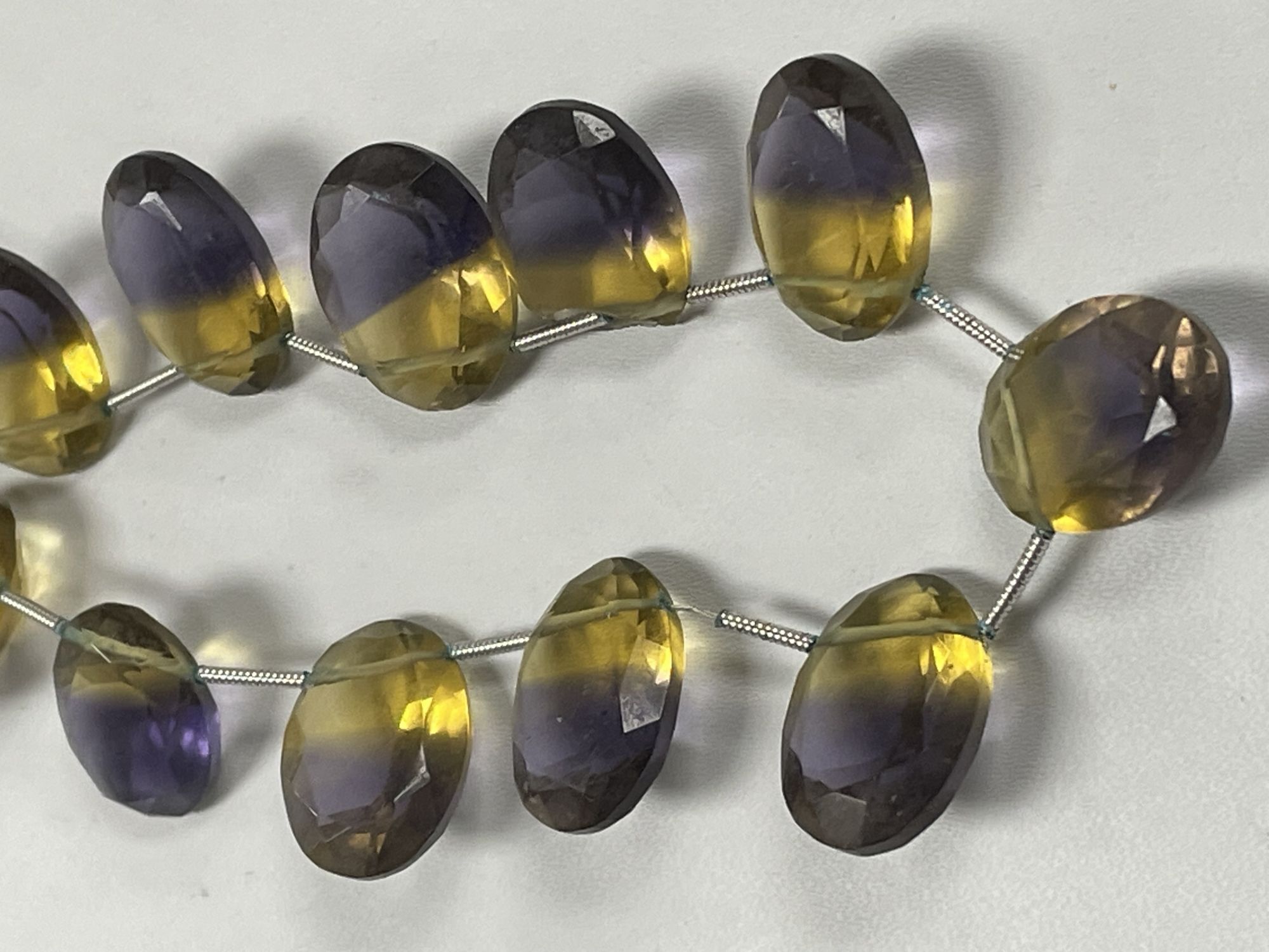Ametrine Hydro Quartz Oval Faceted