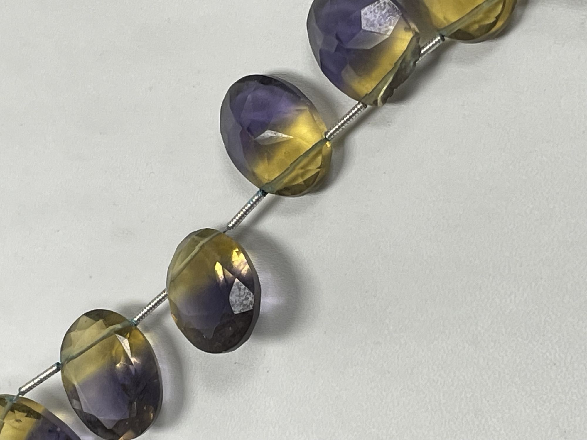 Ametrine Hydro Quartz Oval Faceted