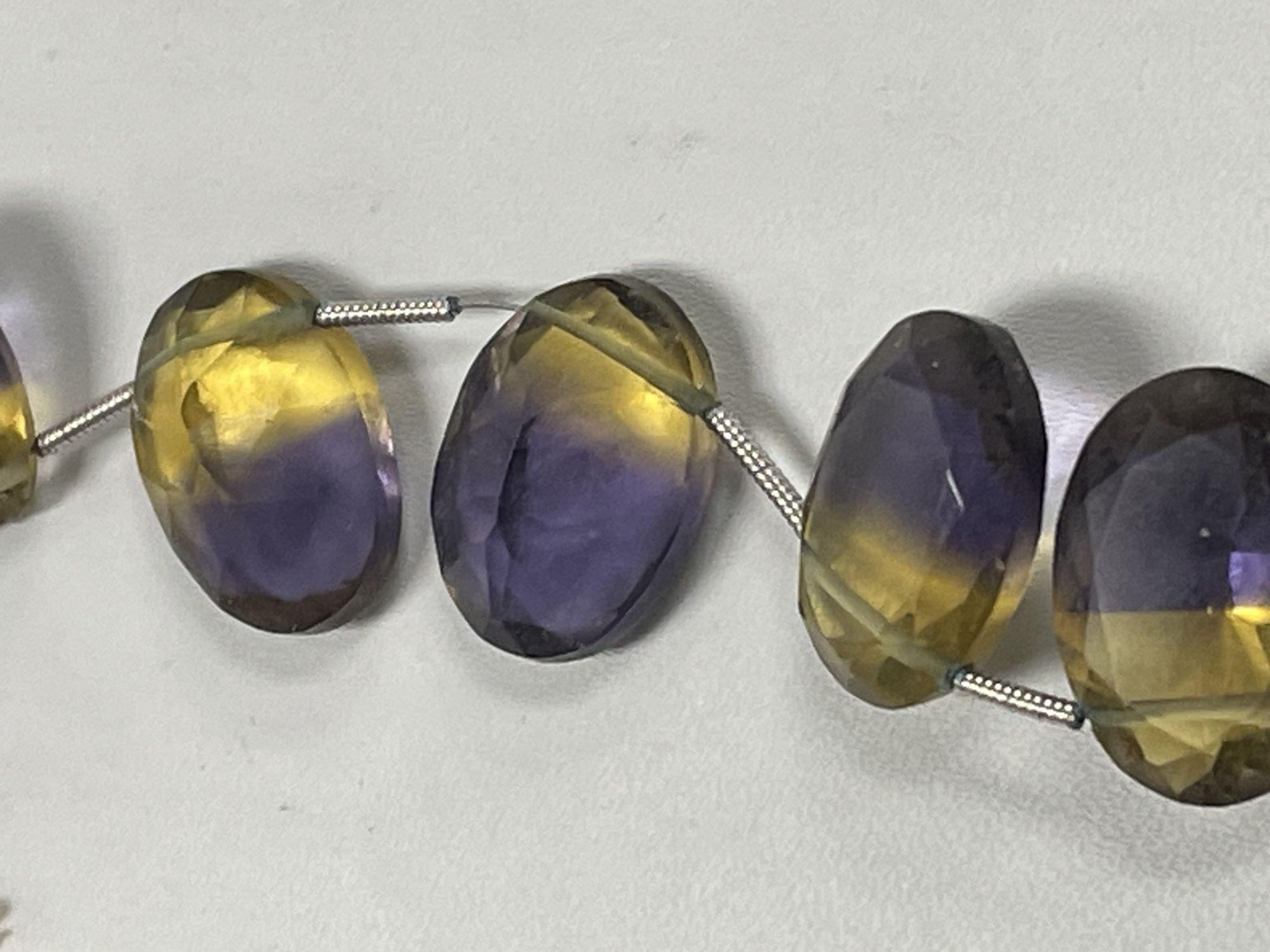 Ametrine Hydro Quartz Oval Faceted