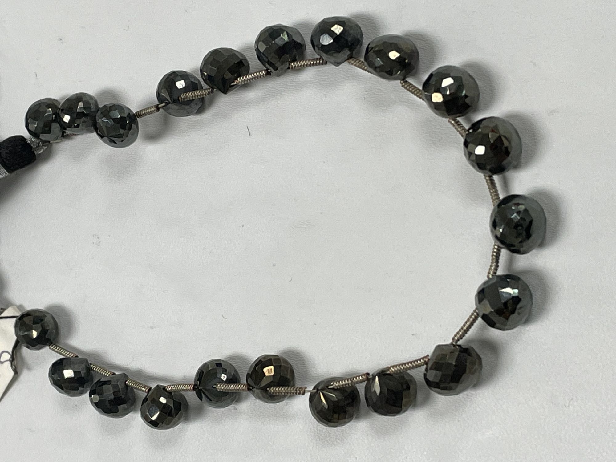 Black Spinel Onion Faceted