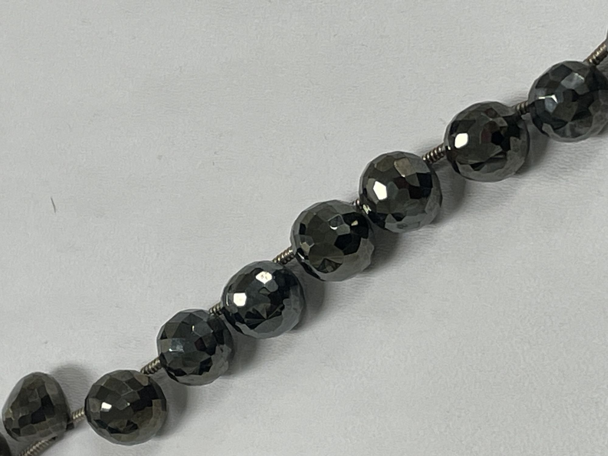 Black Spinel Onion Faceted