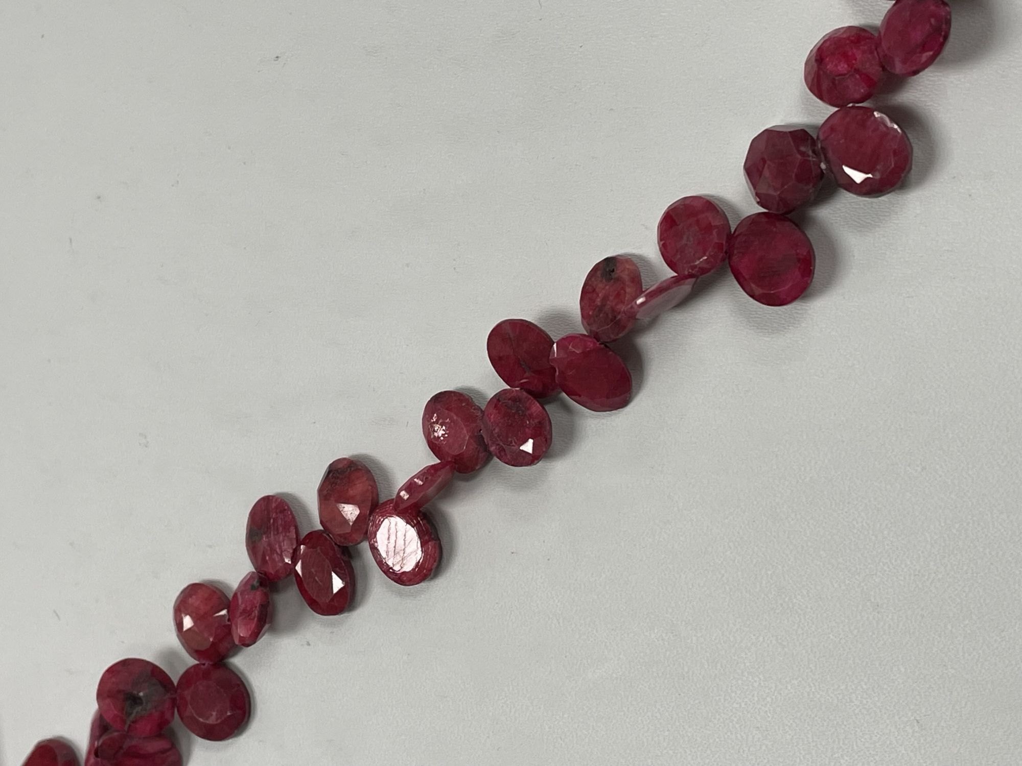 Dyed Ruby Oval Faceted
