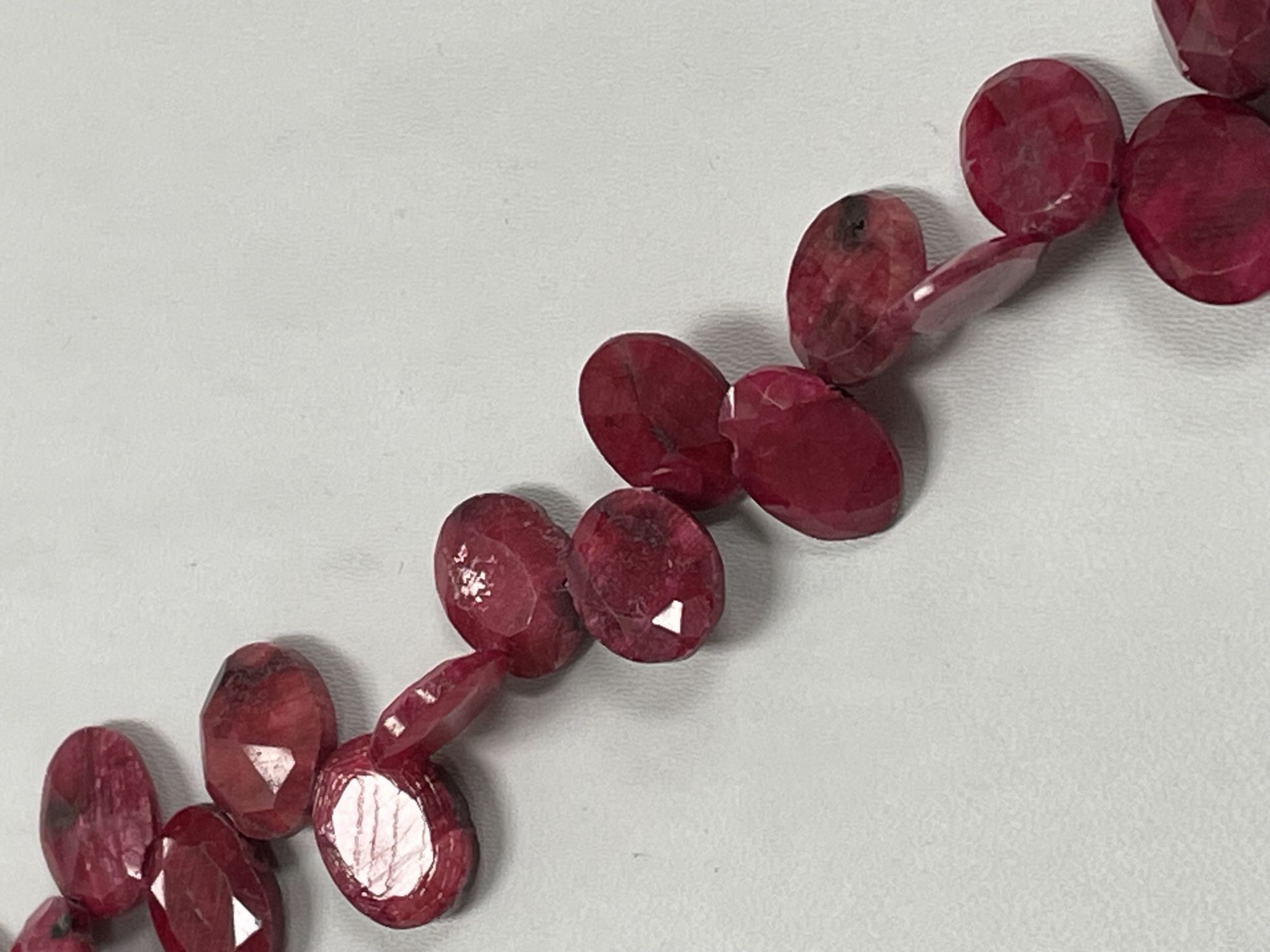 Dyed Ruby Oval Faceted