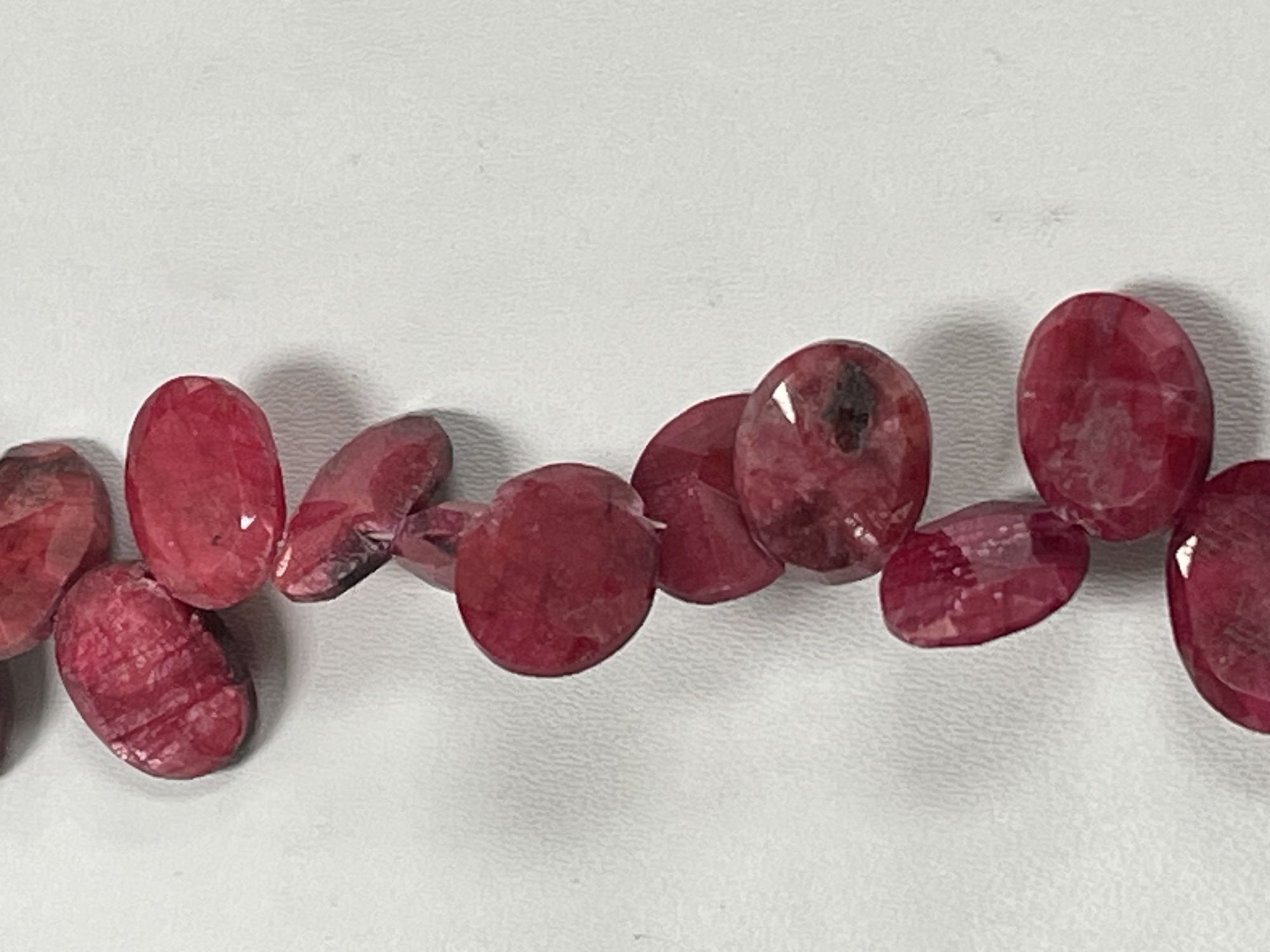 Dyed Ruby Oval Faceted