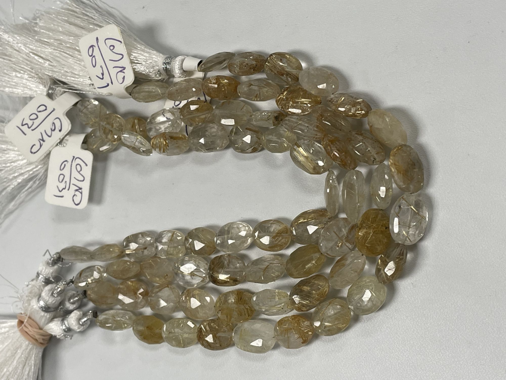 Golden Rutilated Quartz Oval Faceted