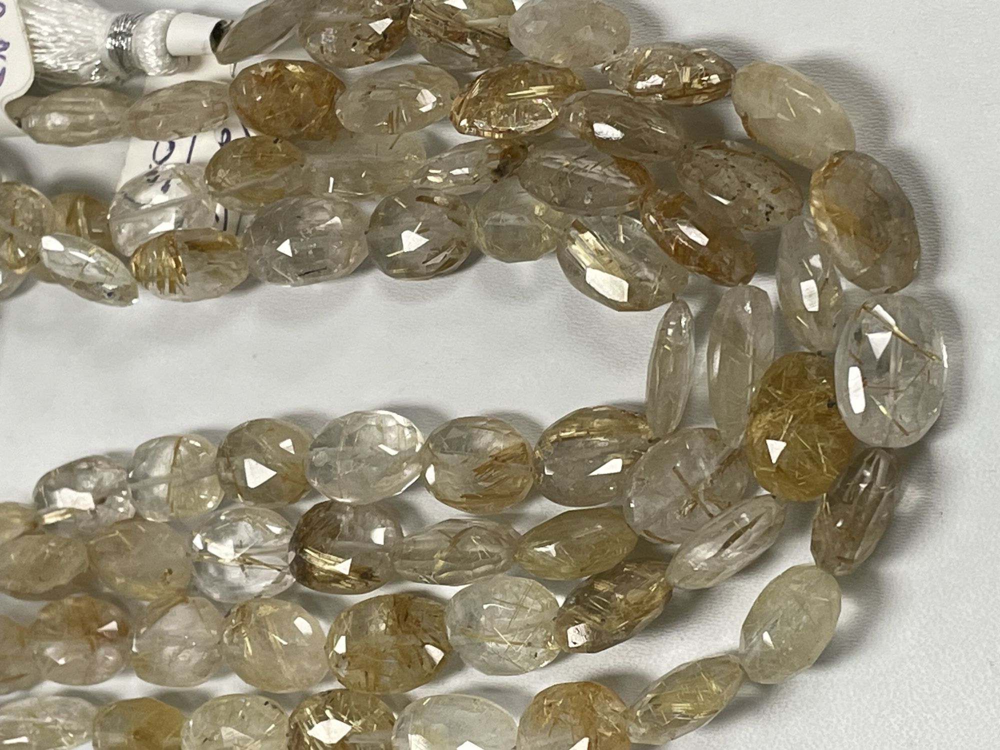 Golden Rutilated Quartz Oval Faceted