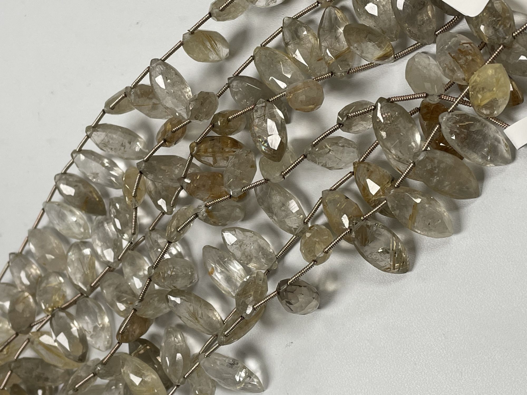 Golden Rutilated Quartz Marquise Faceted