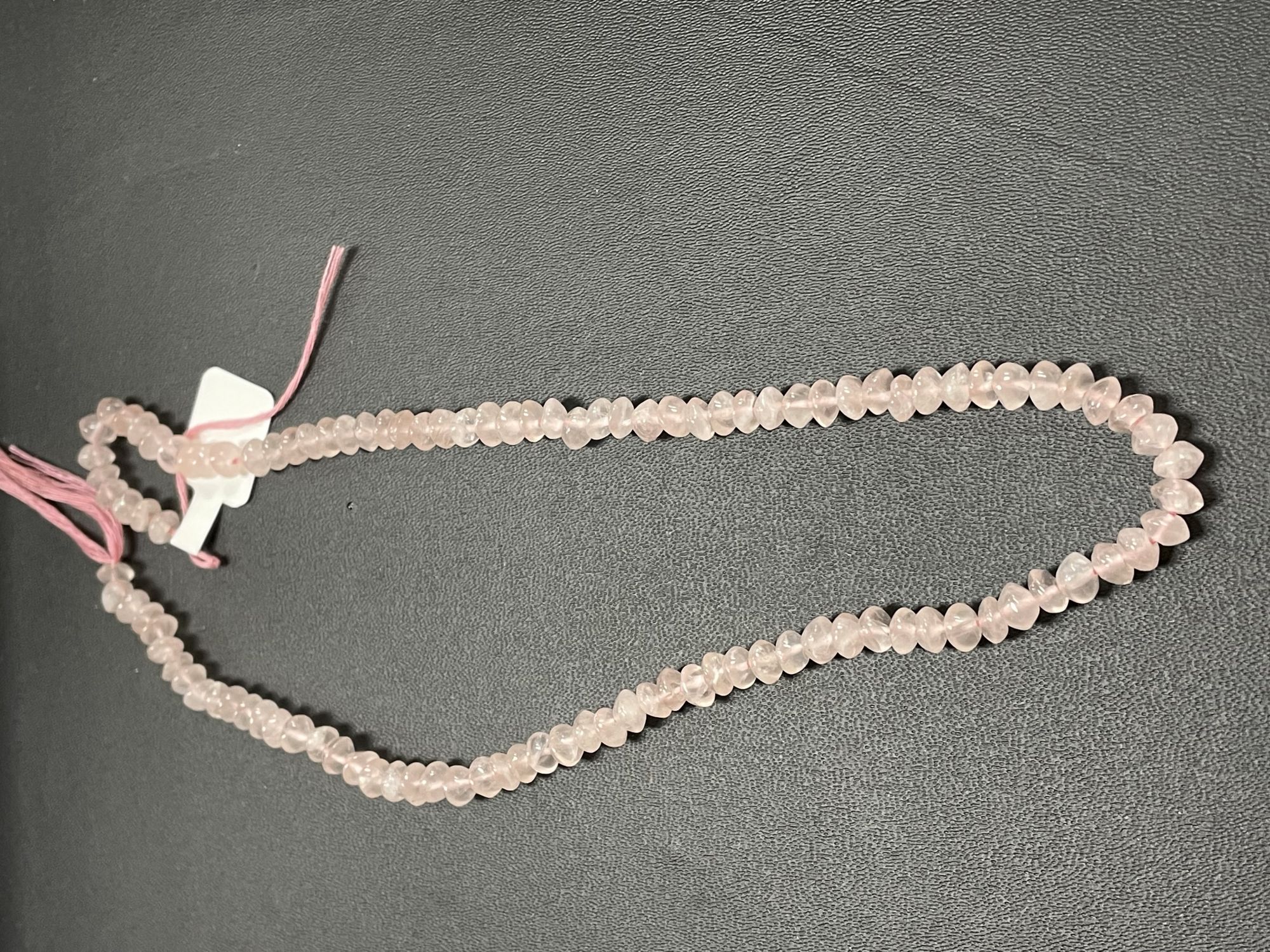 Pink Rose Quartz Disc Smooth