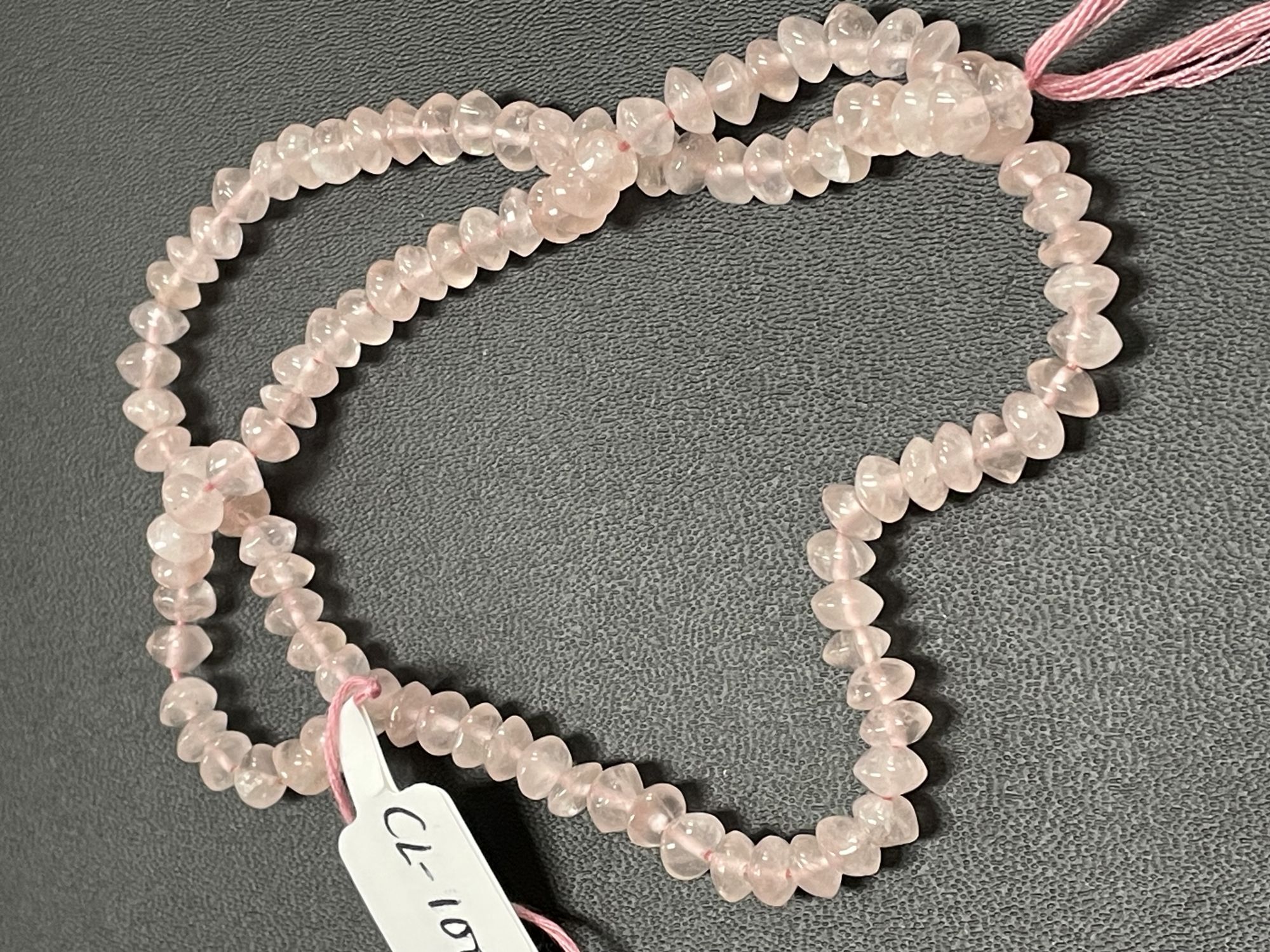 Pink Rose Quartz Disc Smooth