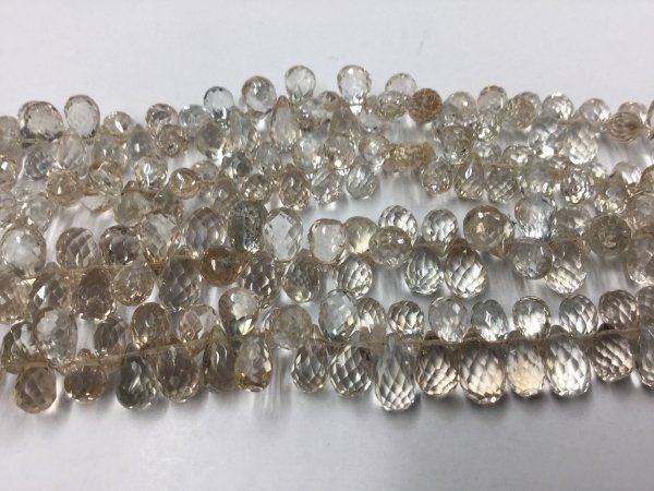 Imperial Topaz Drops Faceted