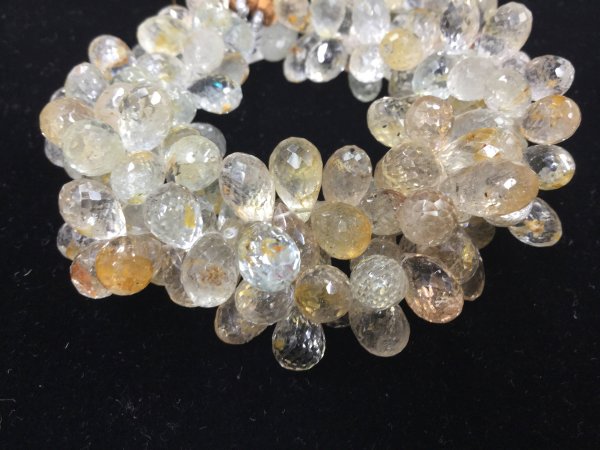 Imperial Topaz Drops Faceted