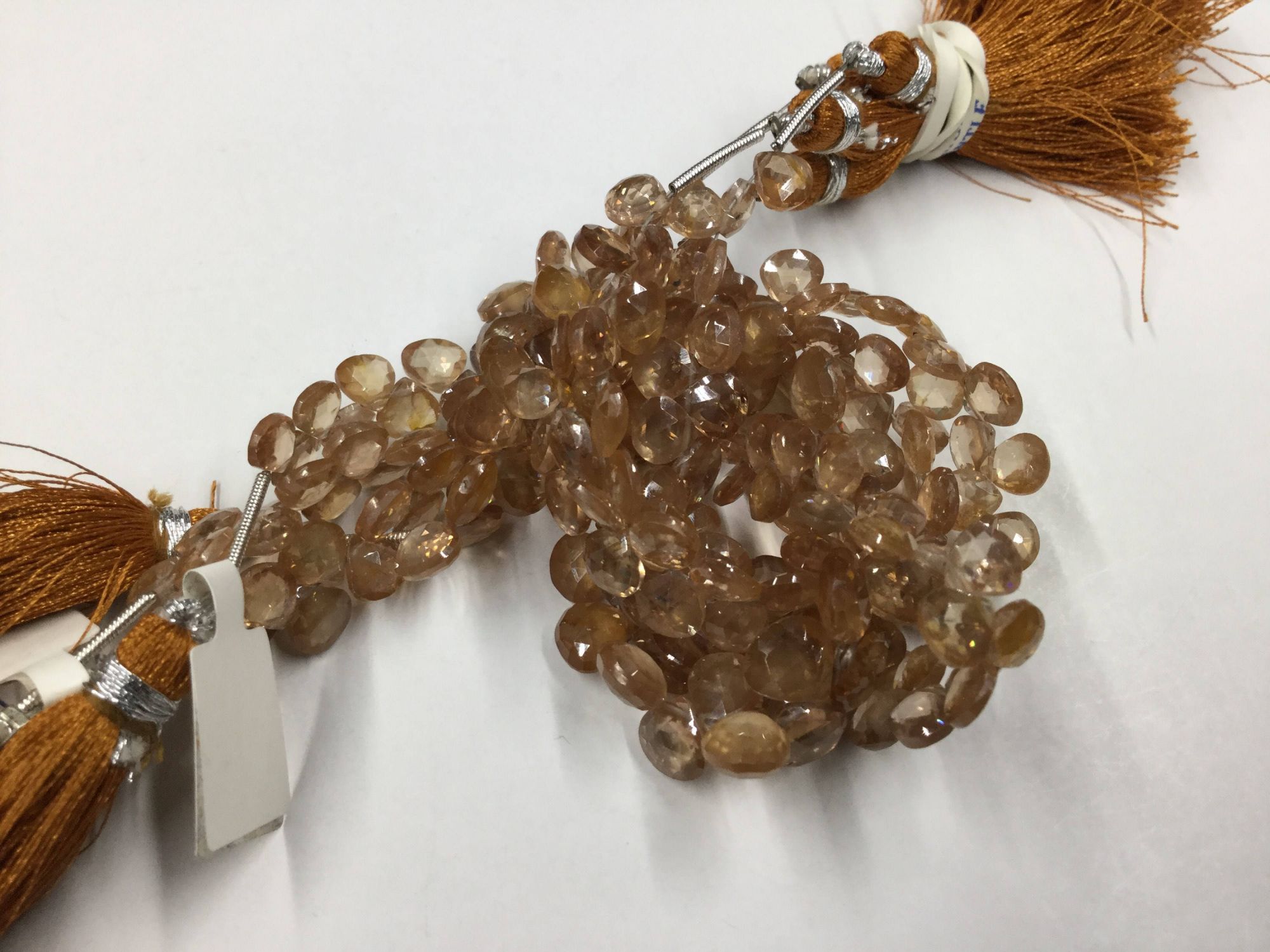 Zircon Hearts Faceted