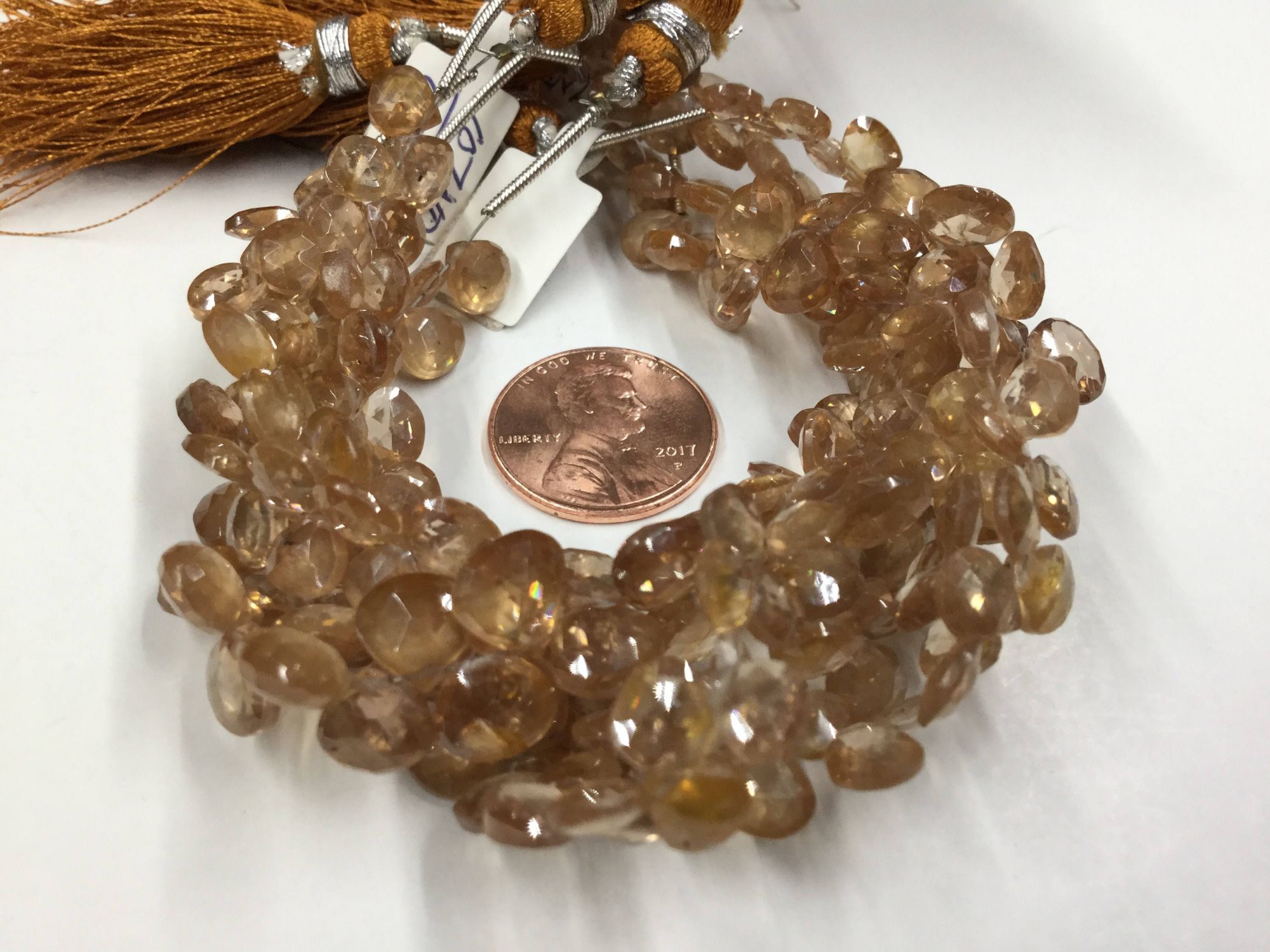 Zircon Hearts Faceted