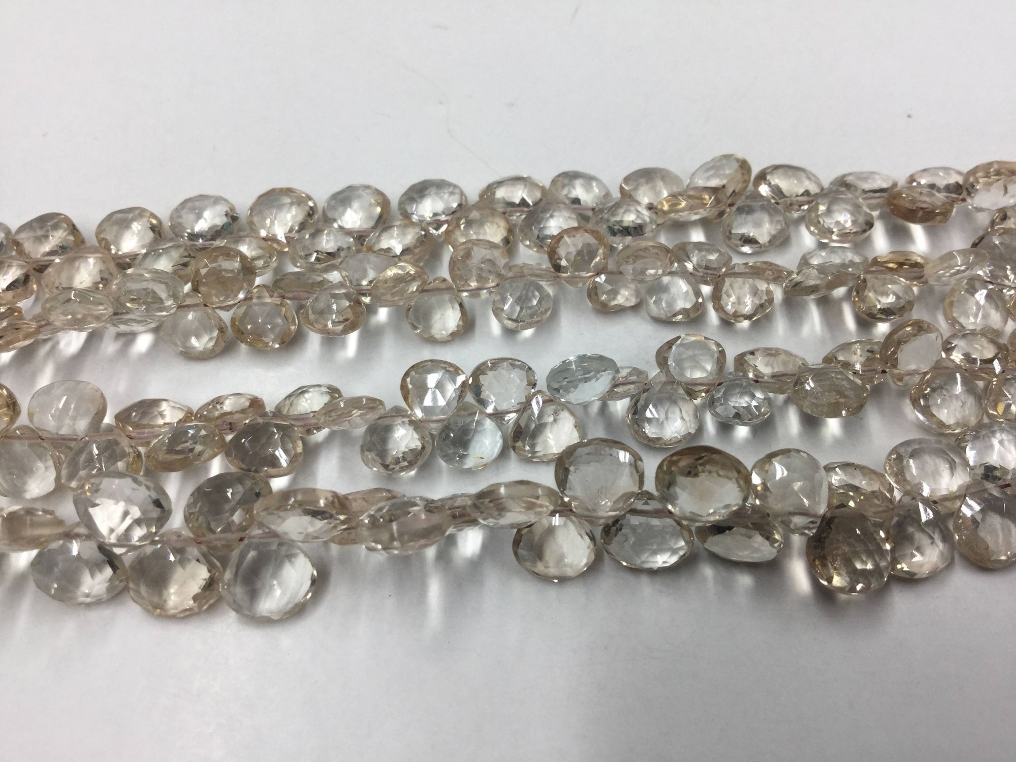 Imperial Topaz Hearts Faceted