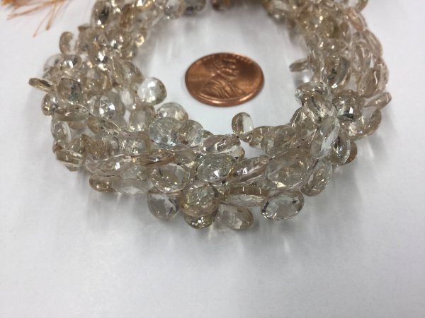 Imperial Topaz Hearts Faceted